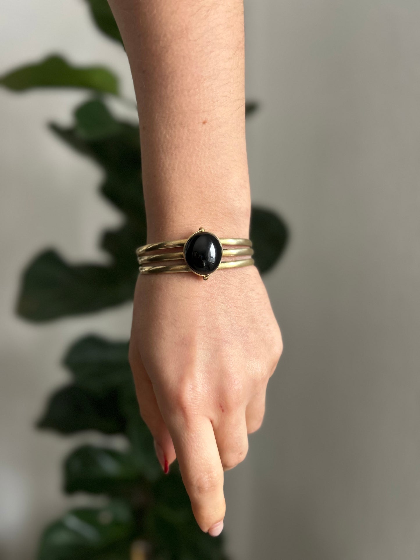 Brazalete Obsidiana Negra