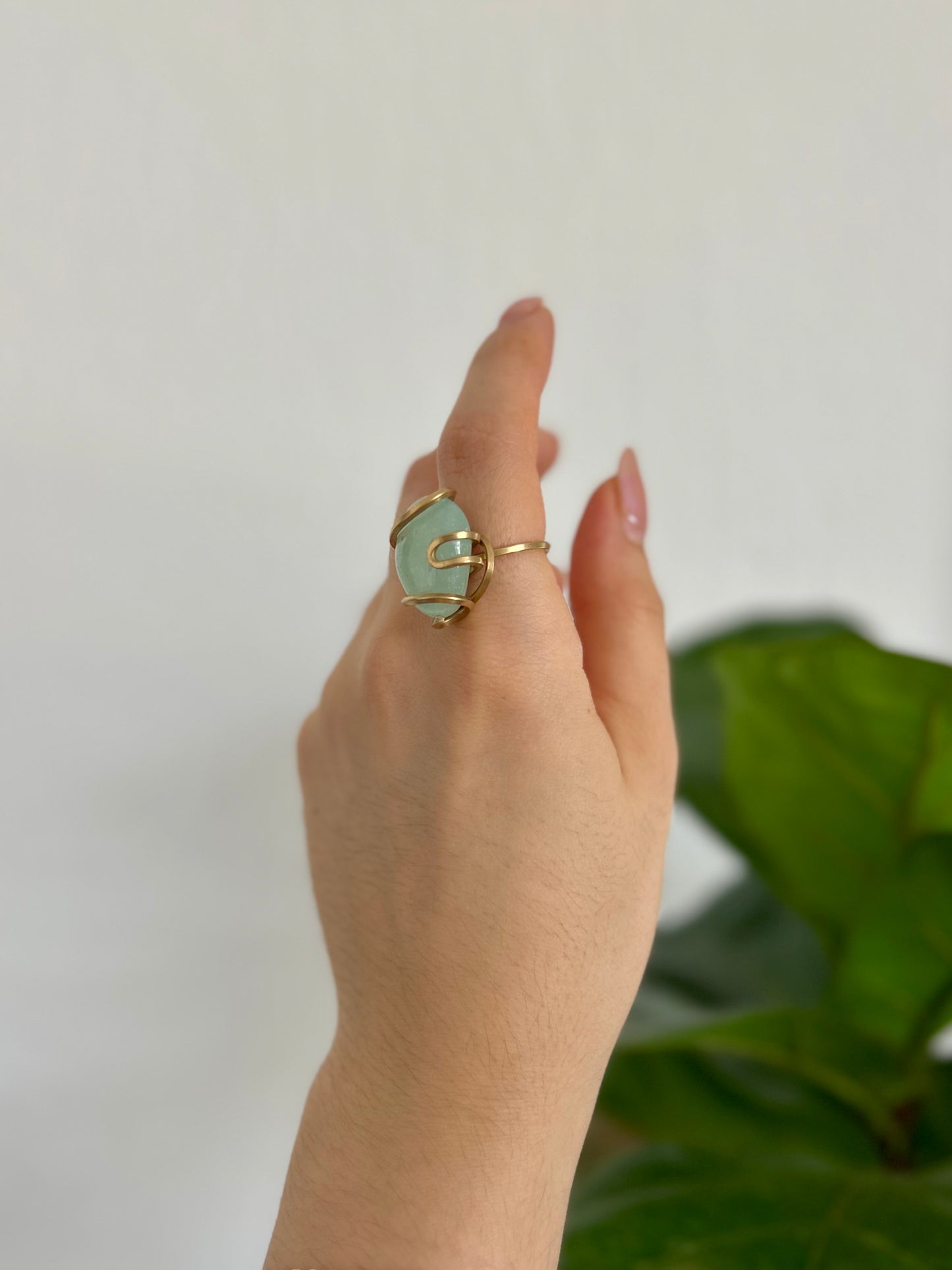 Anillo Aguamarina