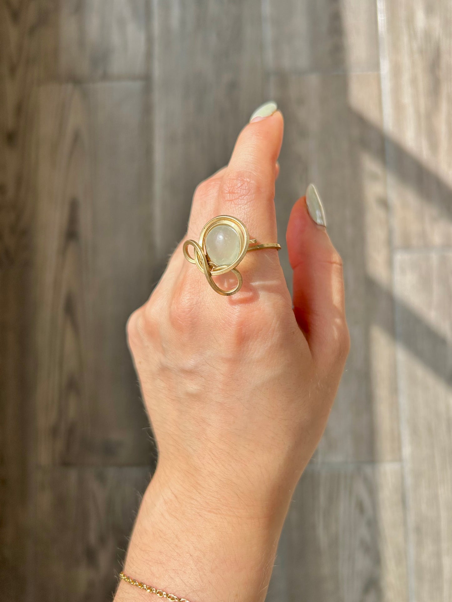 Anillo Aguamarina