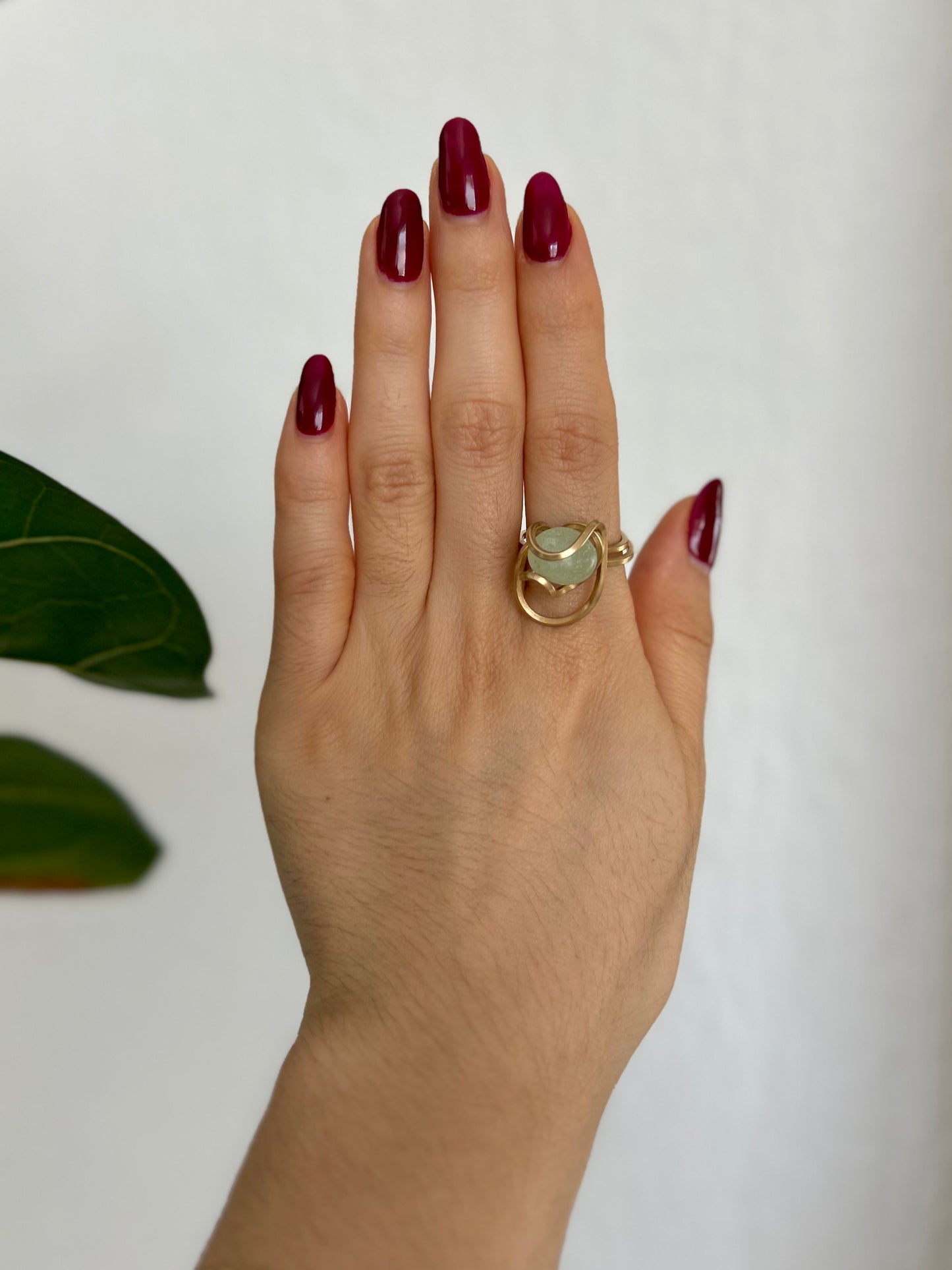 Anillo Aguamarina