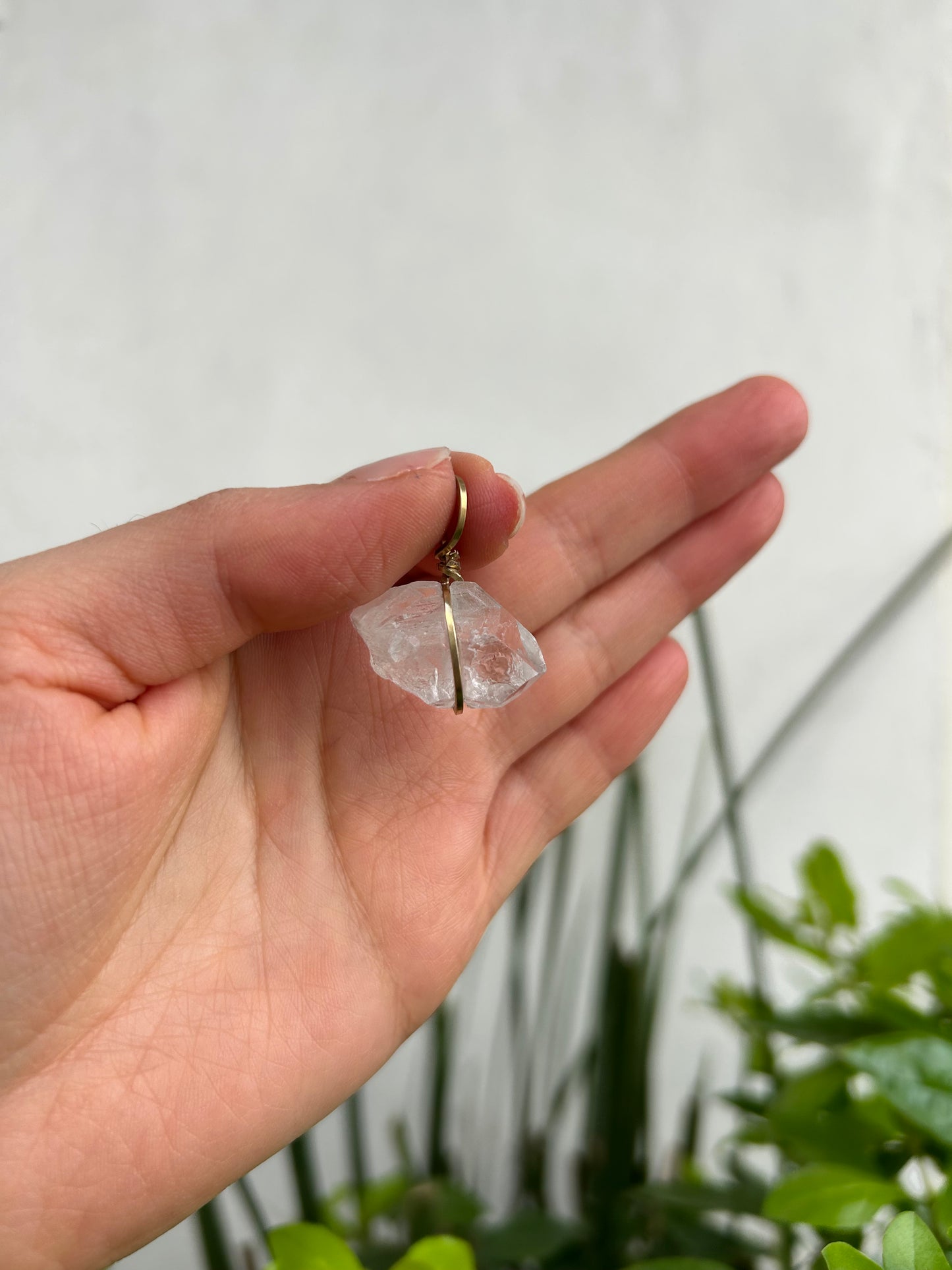 Dije Cuarzo Transparente
