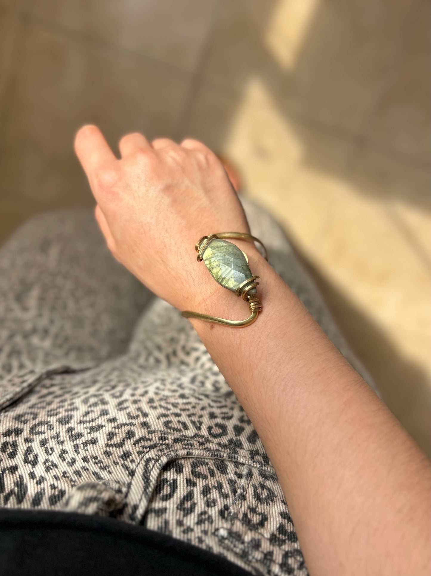 Brazalete Labradorita