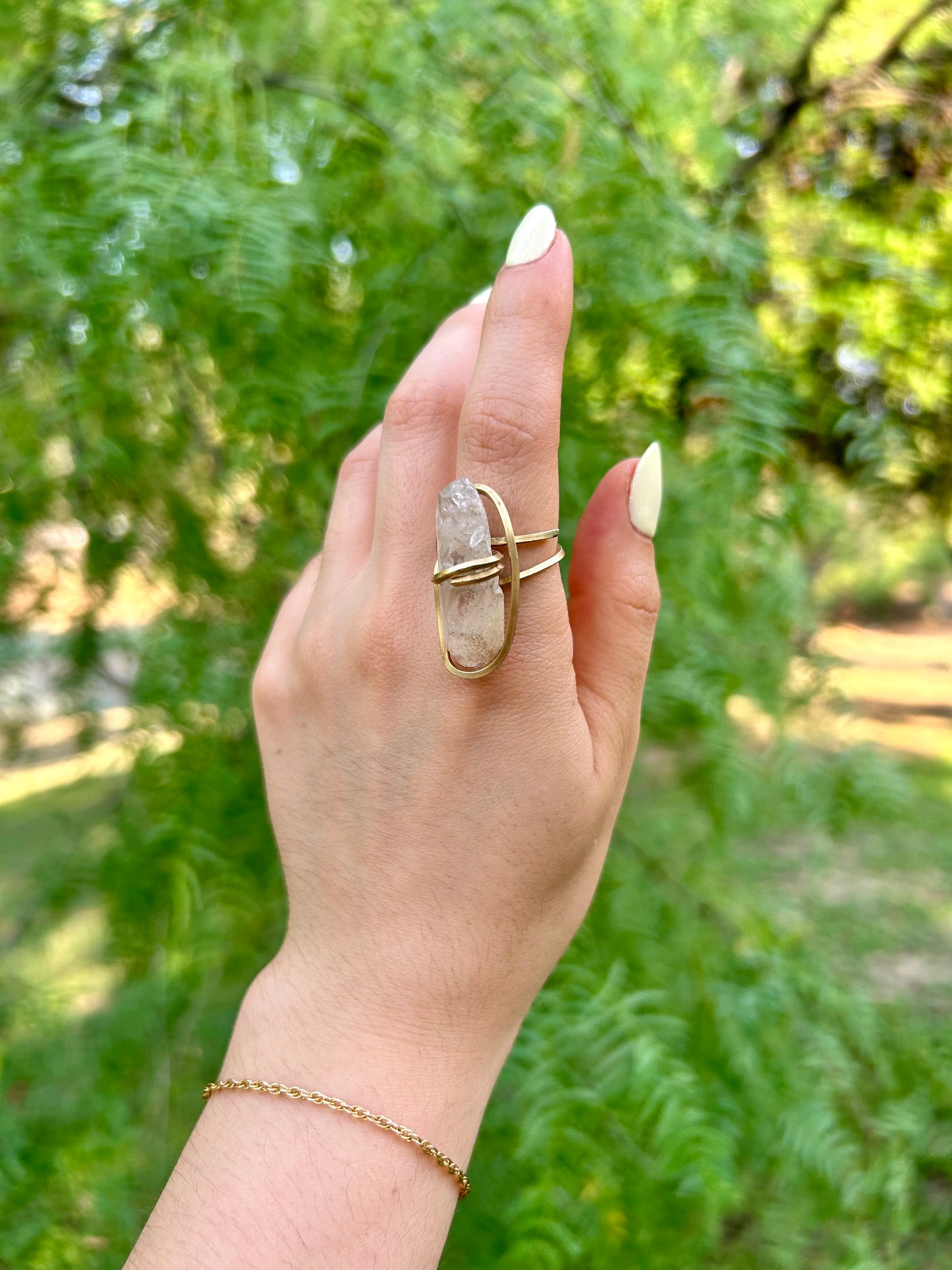 Anillo Cuarzo Transparente