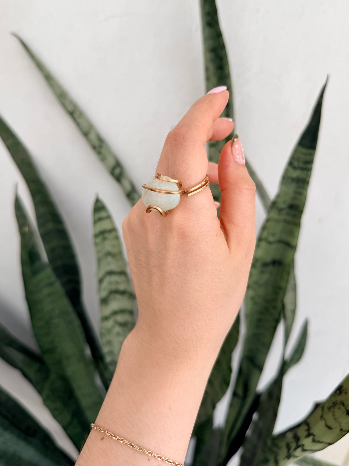 Anillo Aguamarina