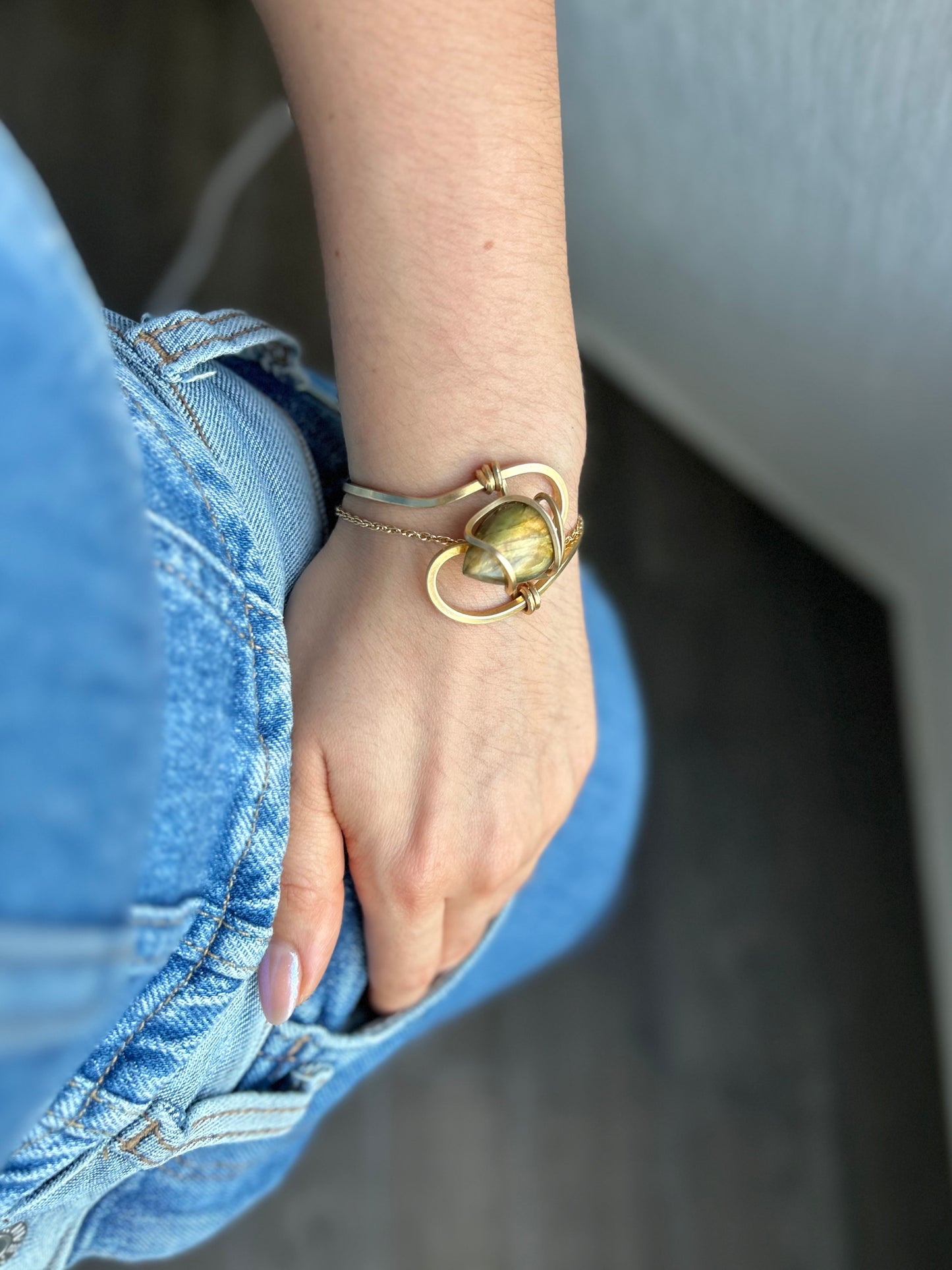 Brazalete Labradorita