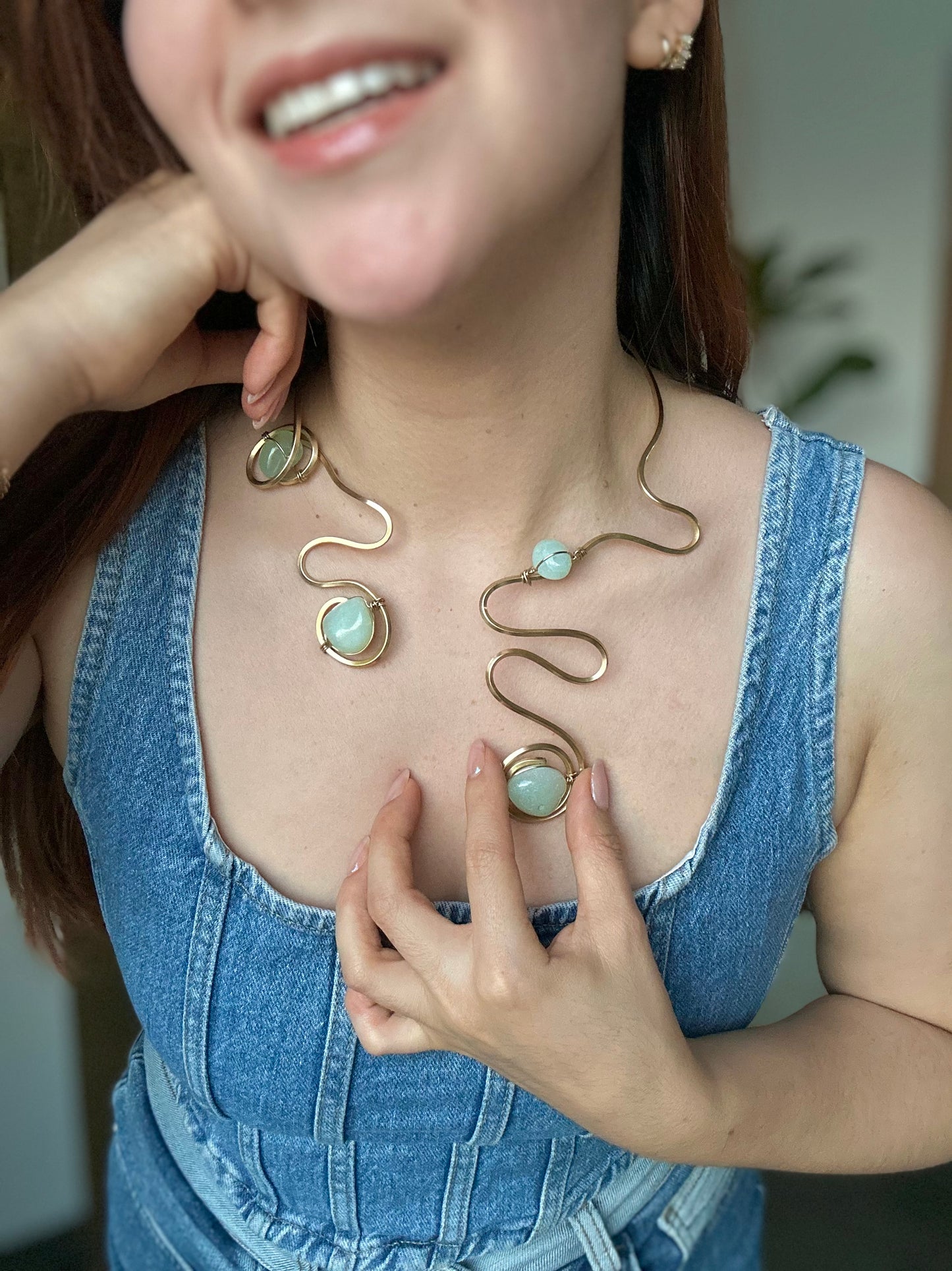 Collar Aguamarina