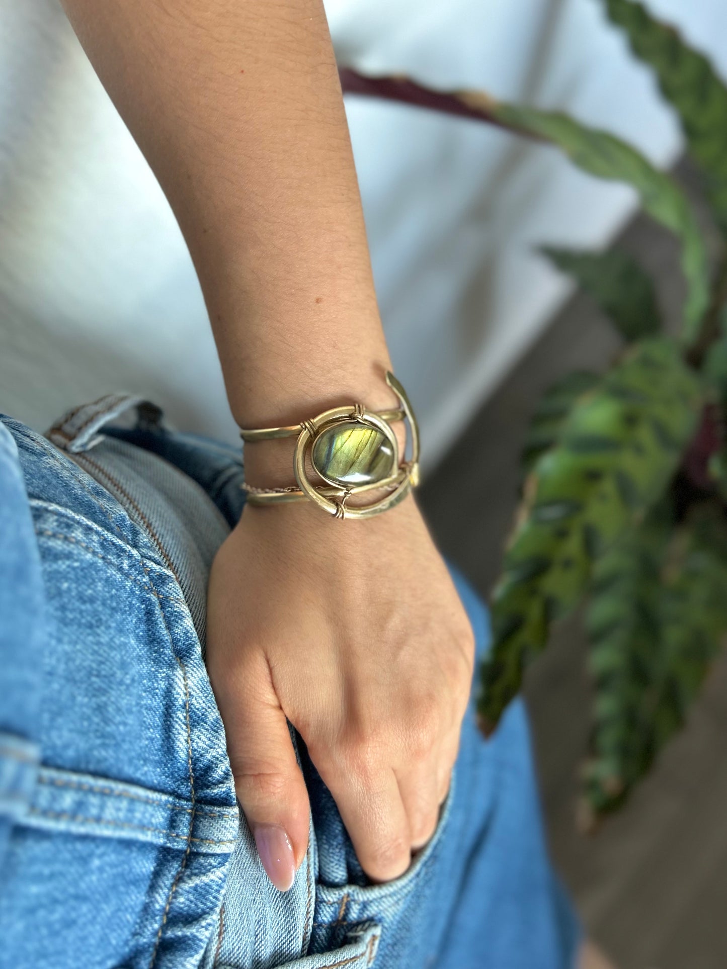 Brazalete Labradorita