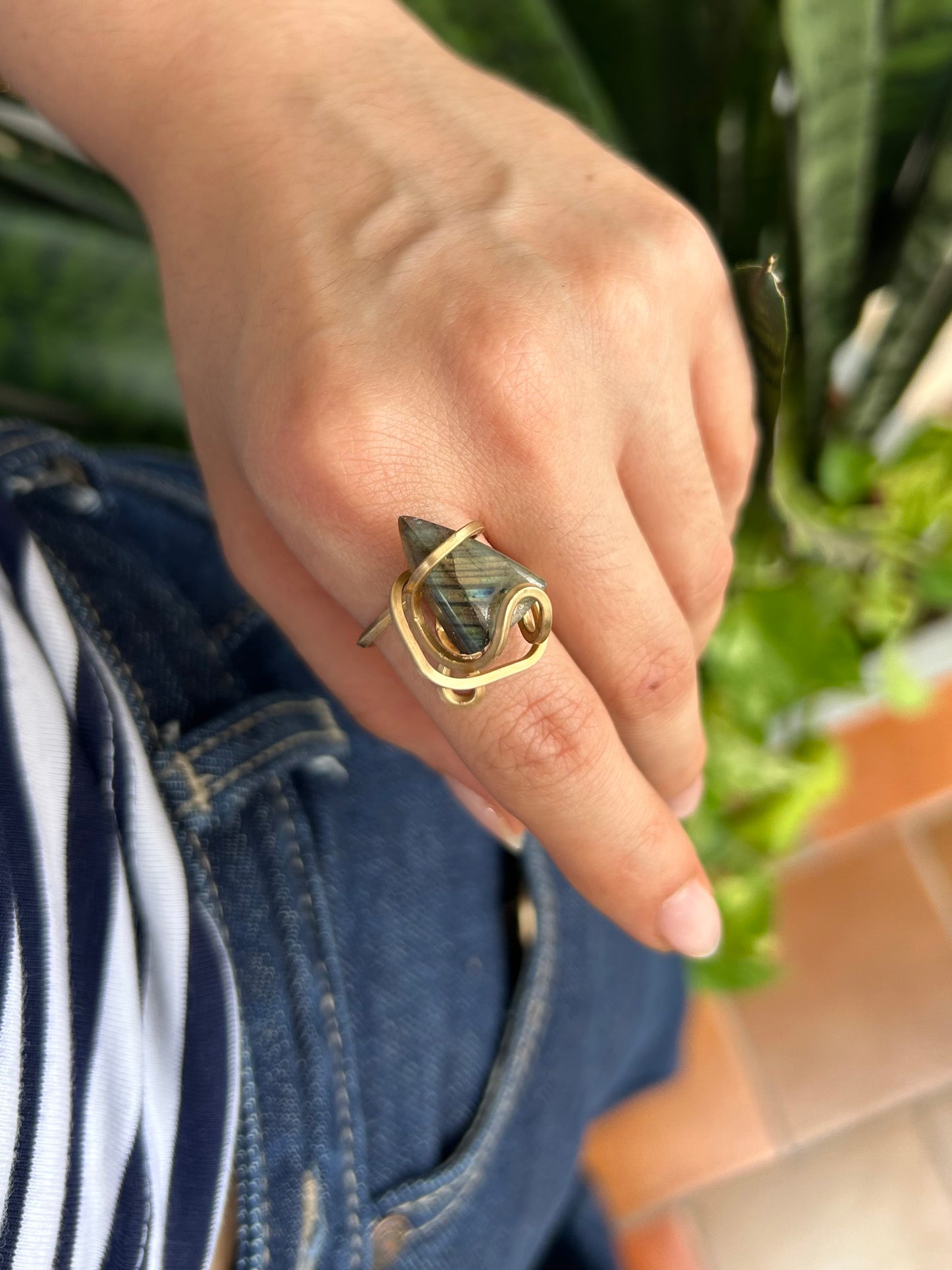 Anillo Labradorita