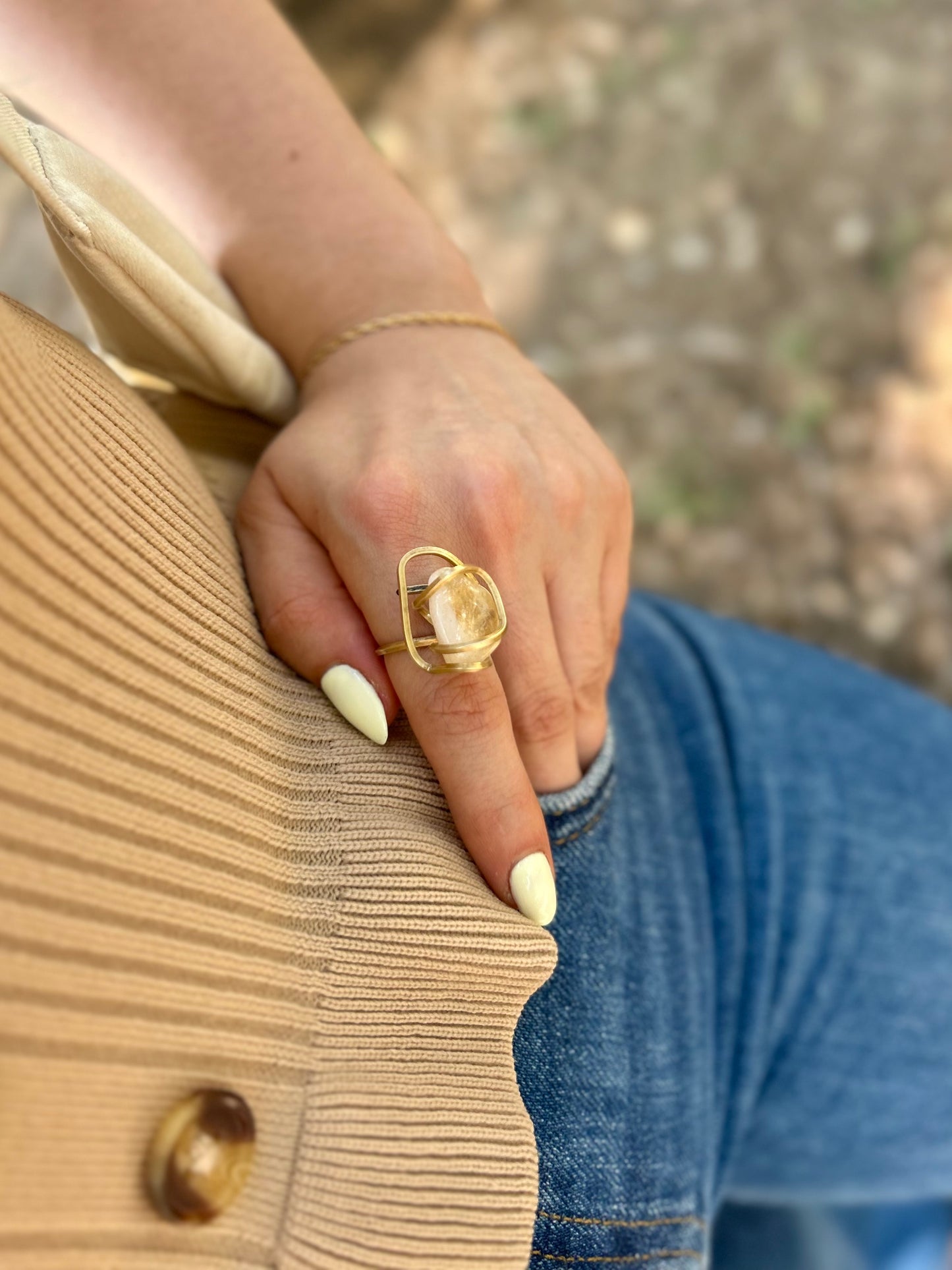 Anillo Citrino
