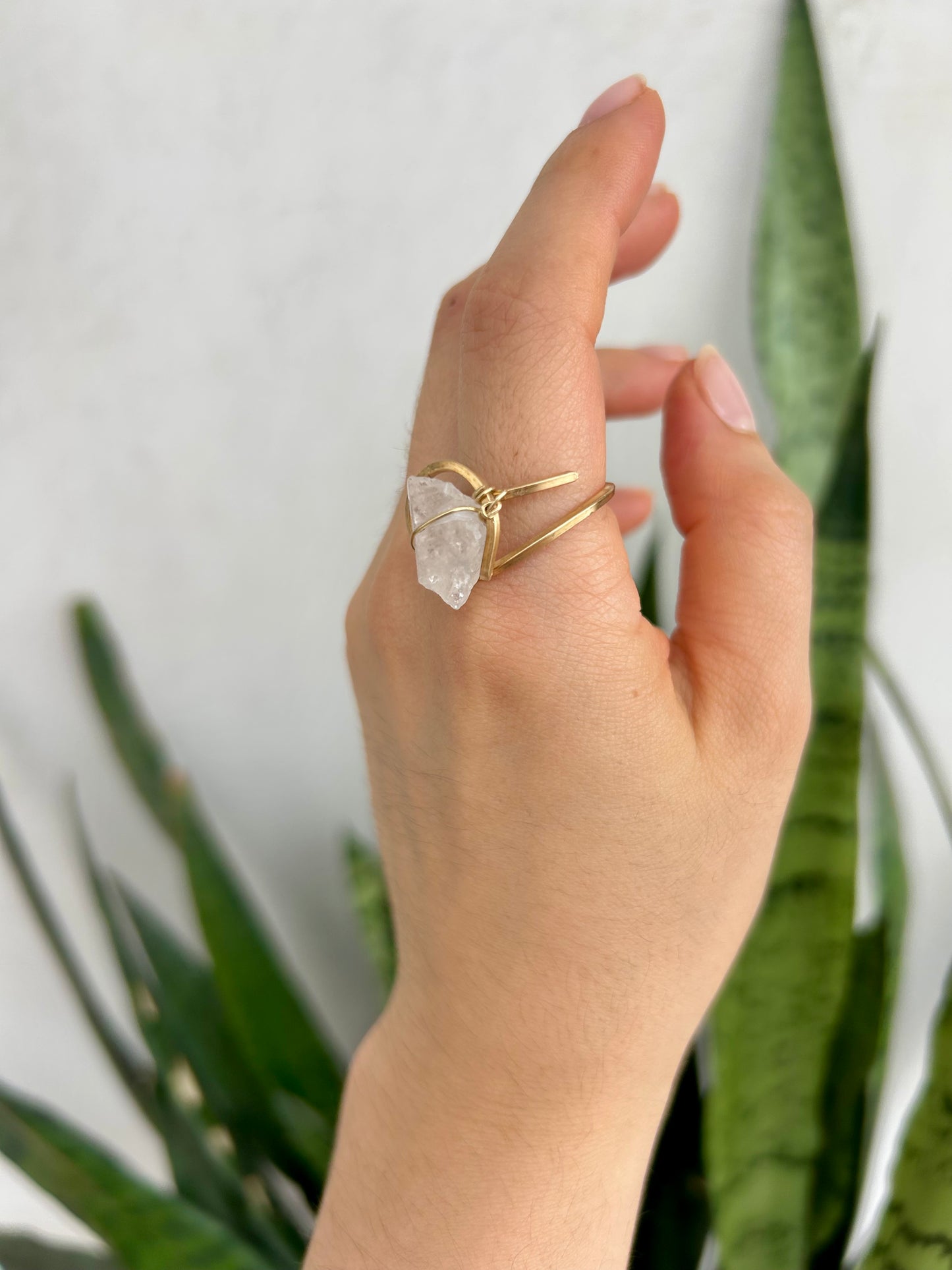 Anillo Cuarzo Transparente