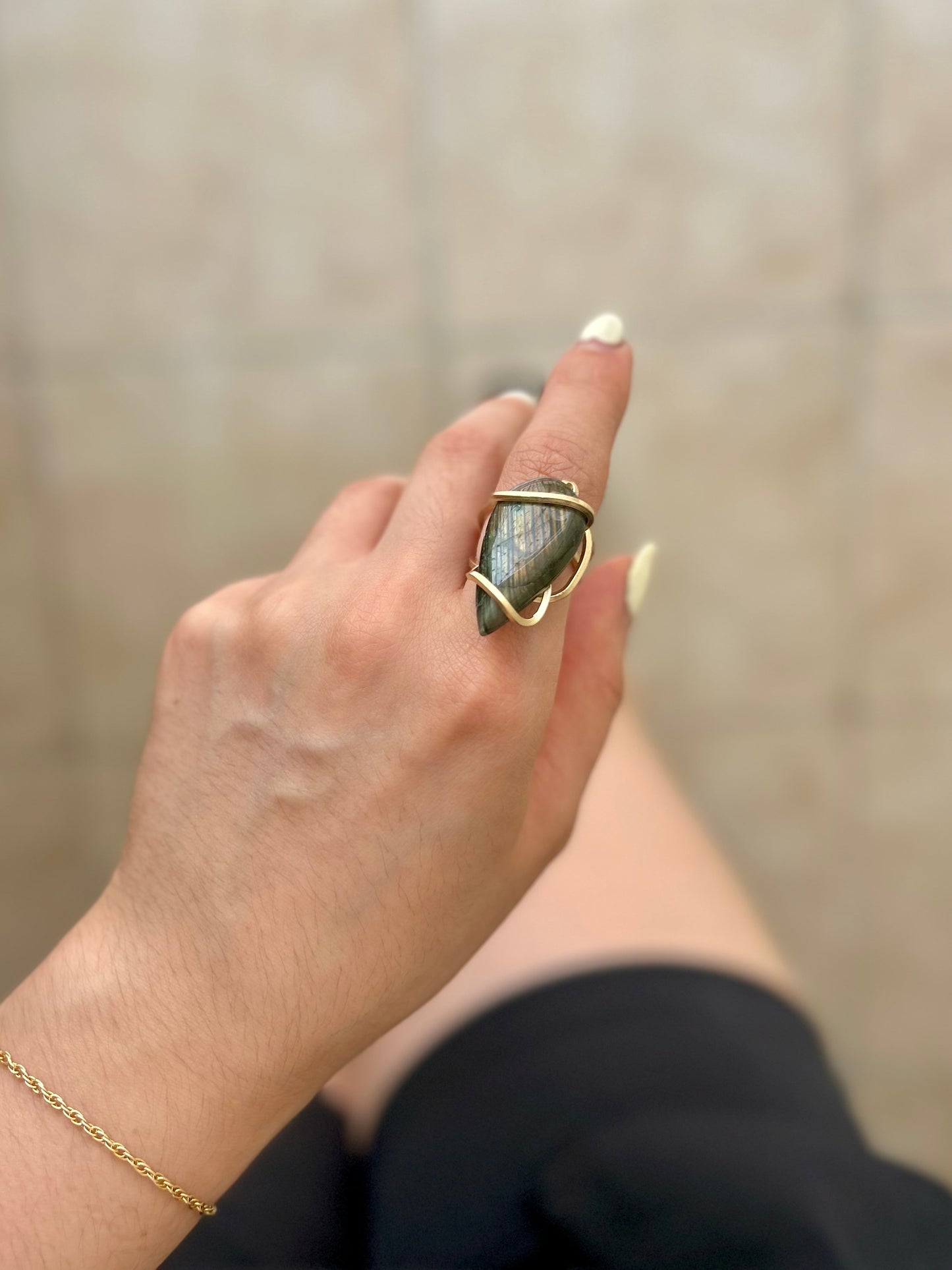 Anillo Labradorita