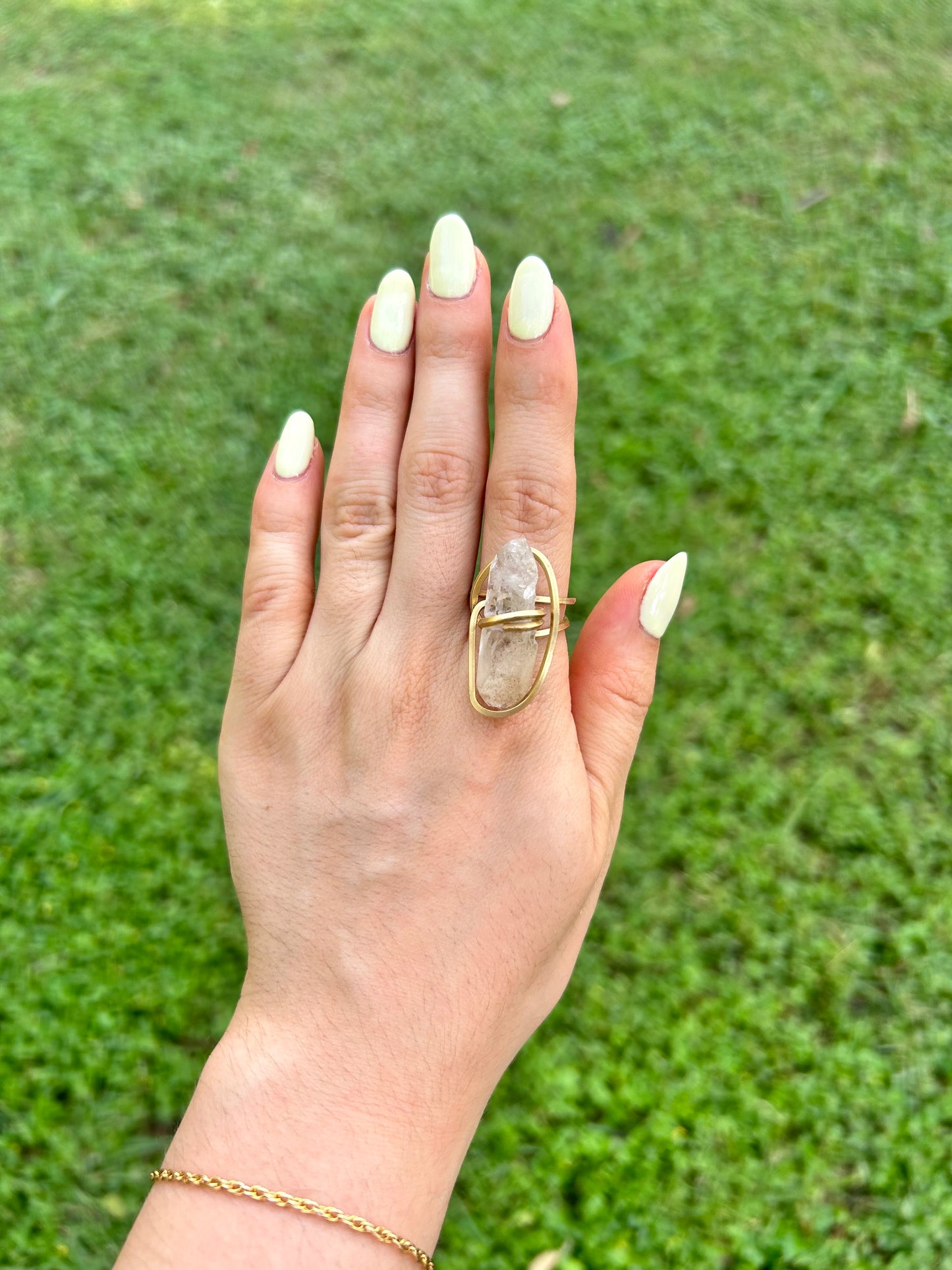 Anillo Cuarzo Transparente