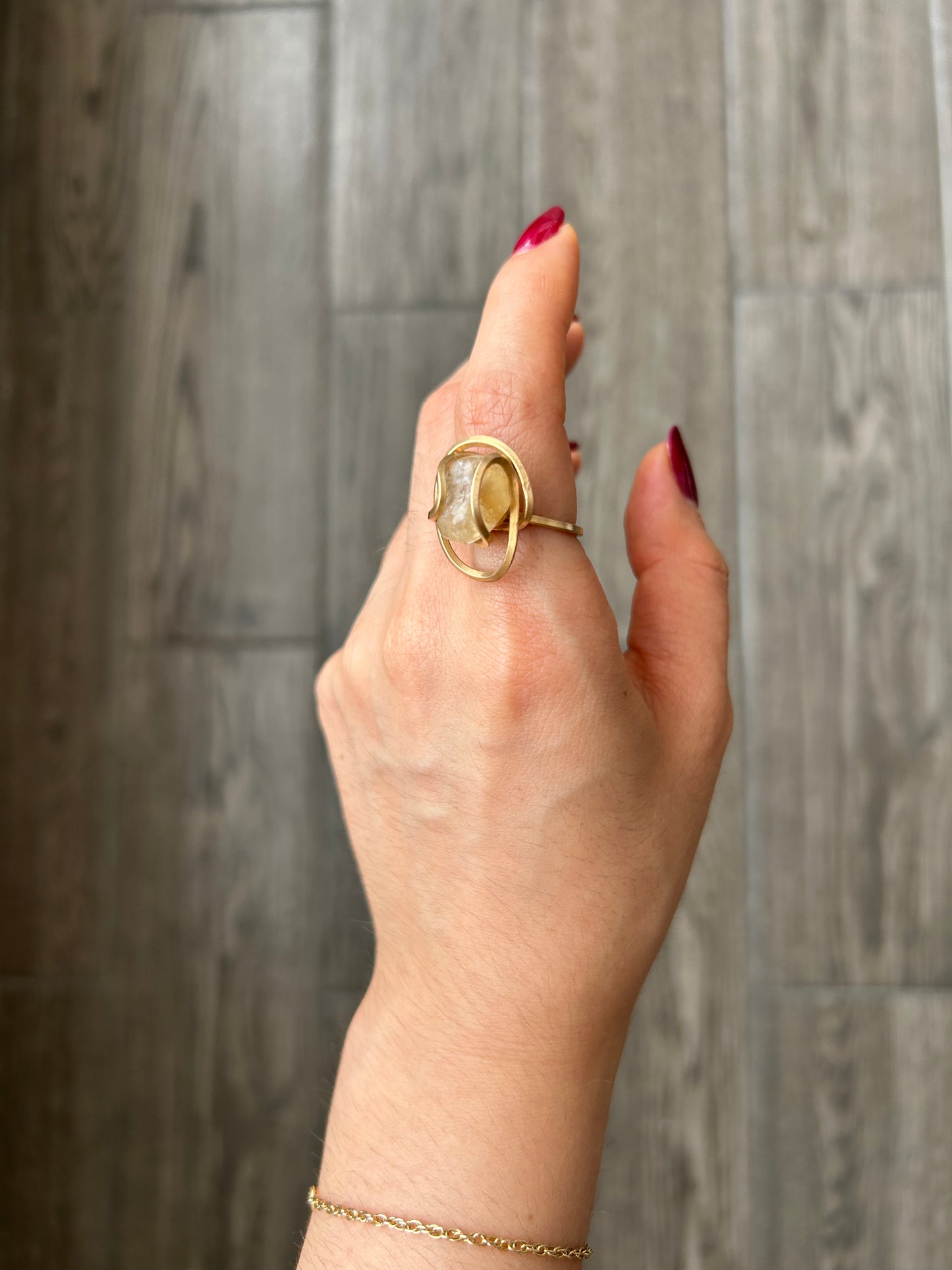 Anillo Citrino