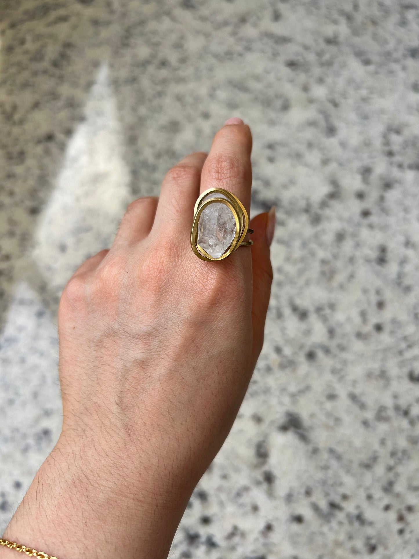 Anillo Cuarzo Transparente
