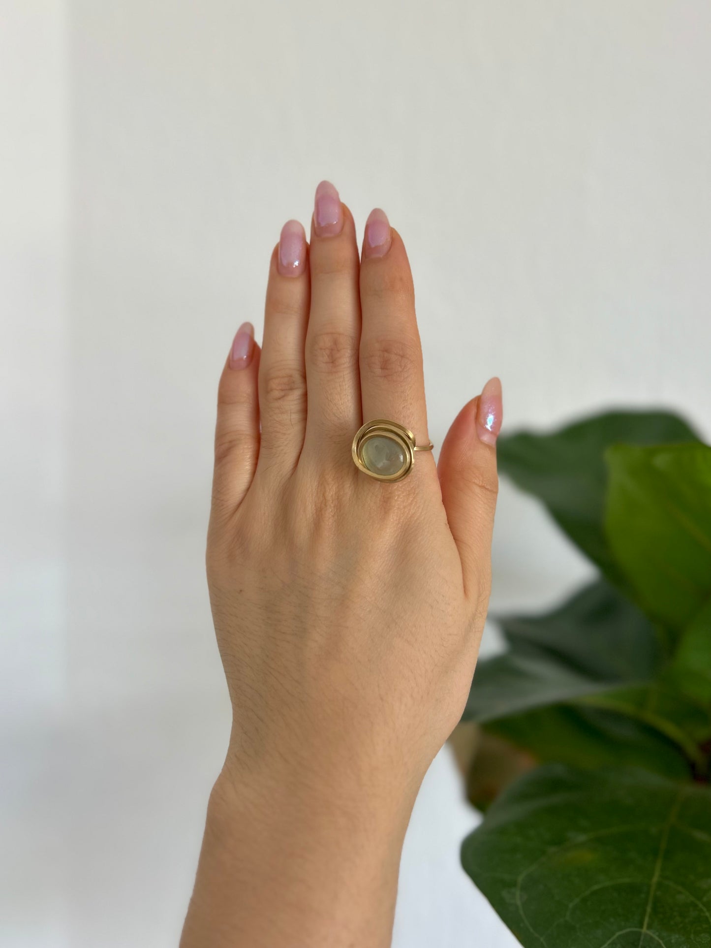 Anillo Aguamarina