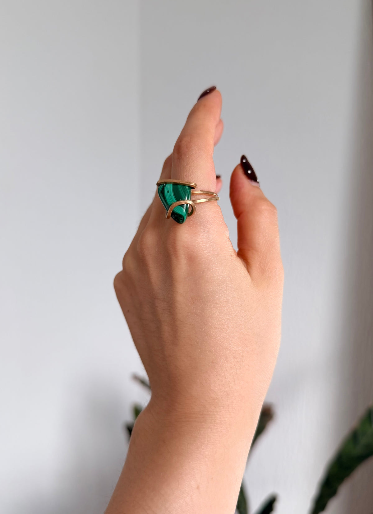 Anillo Malaquita
