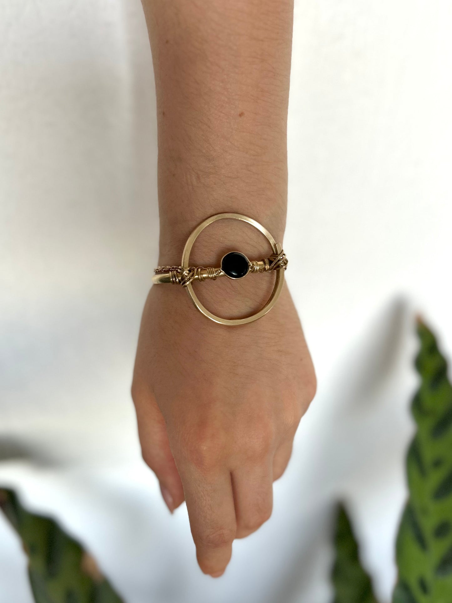 Brazalete Obsidiana Negra