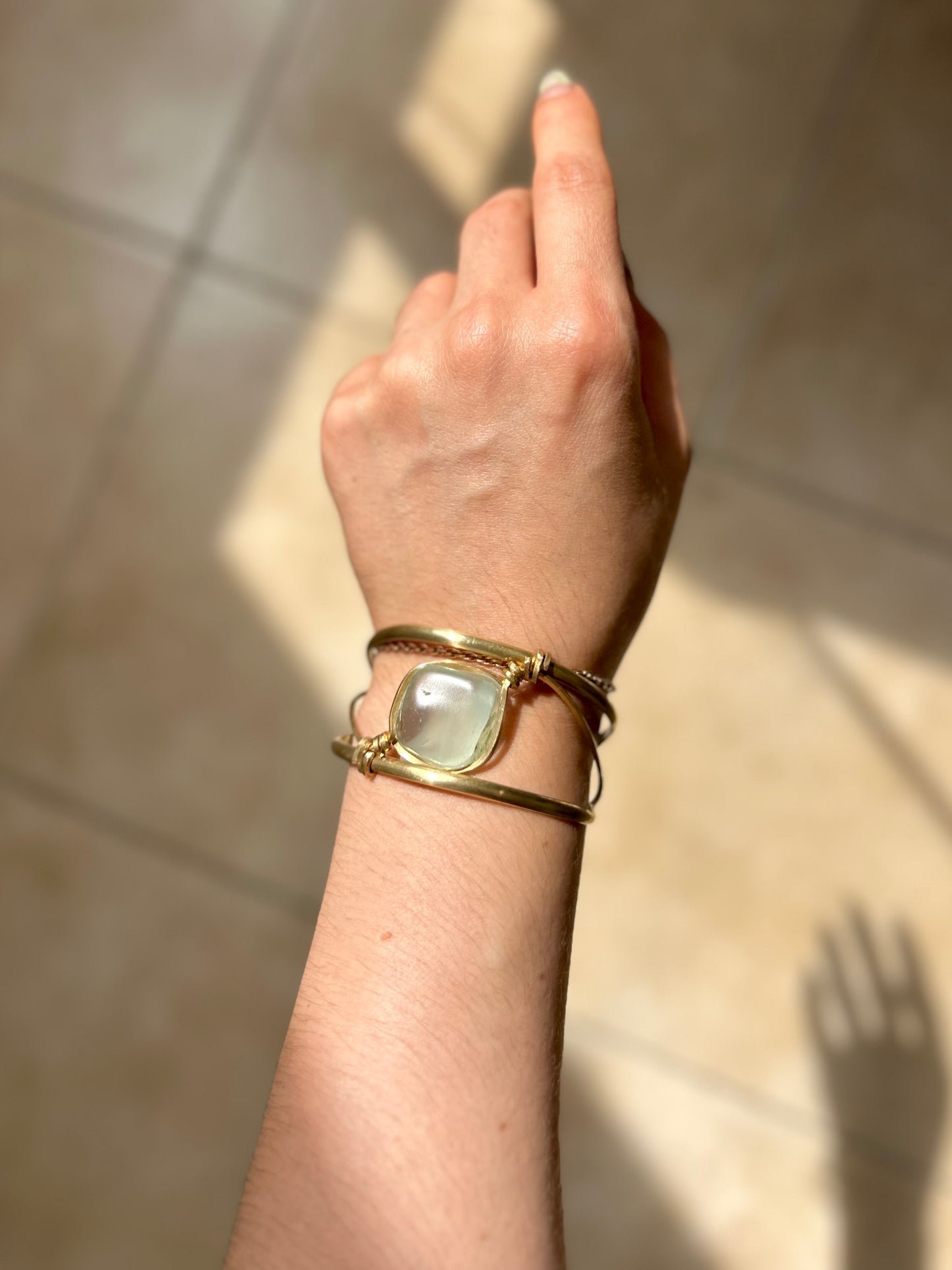 Brazalete Aguamarina