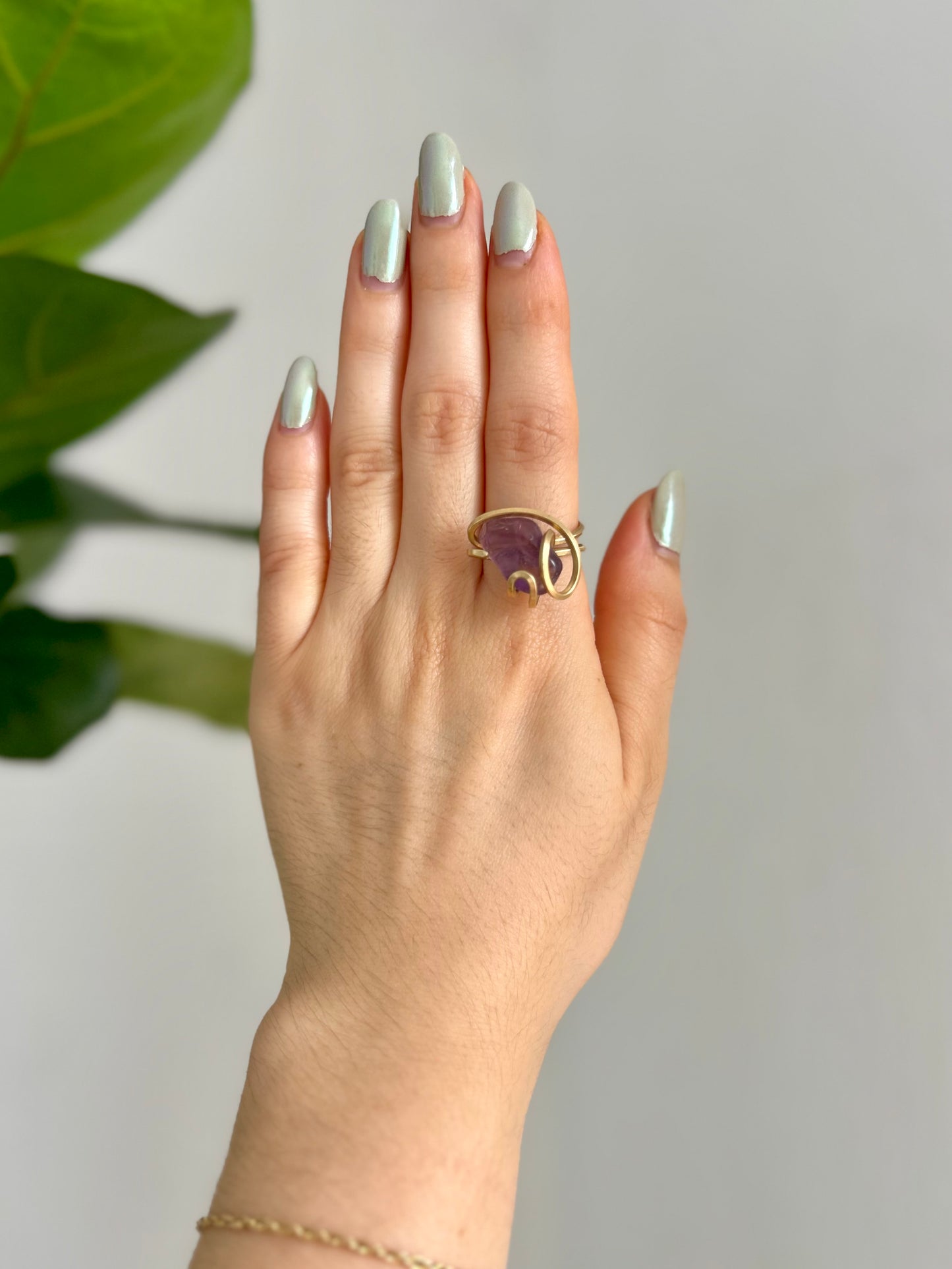 Anillo Amatista