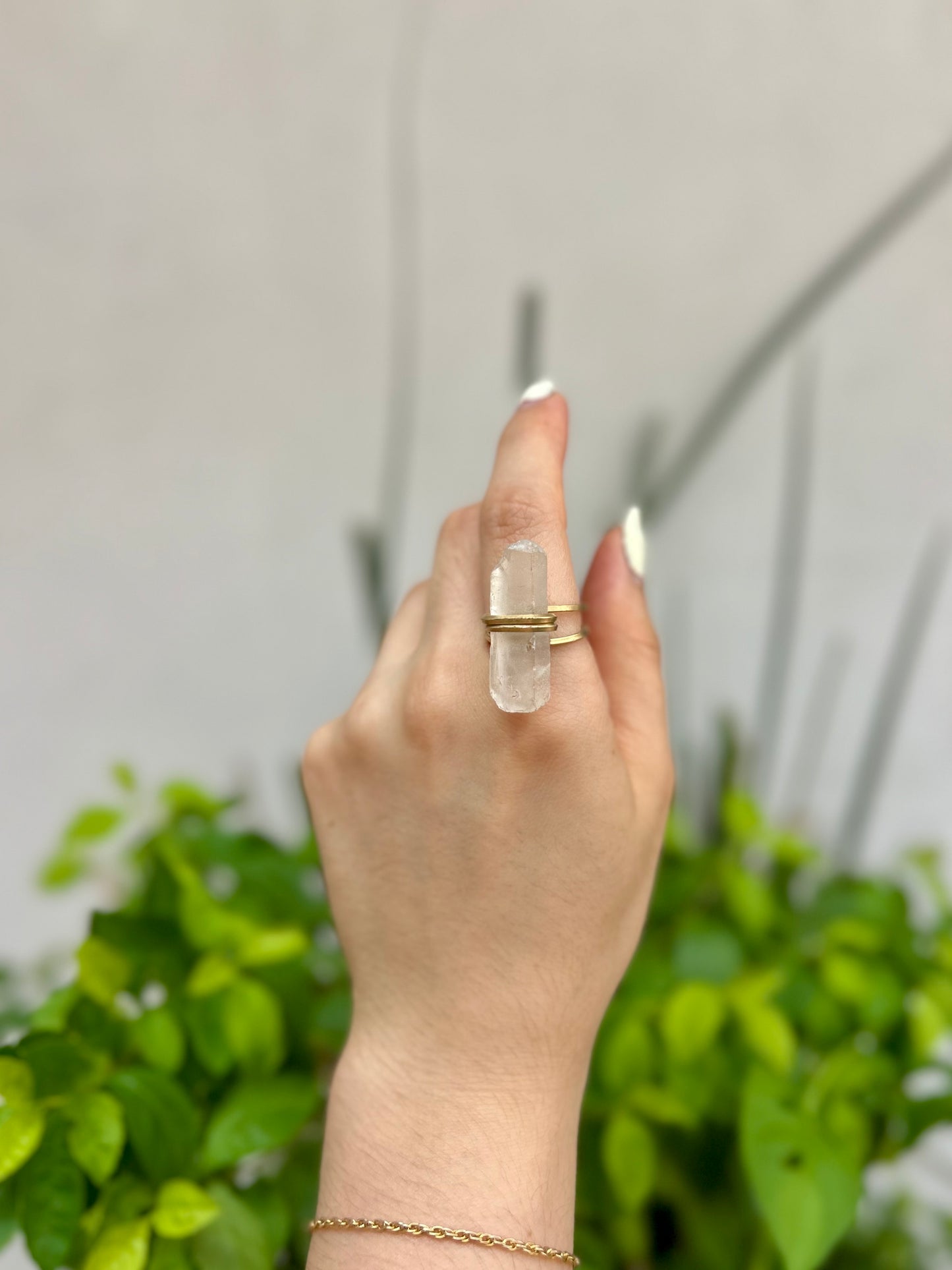 Anillo Cuarzo Transparente