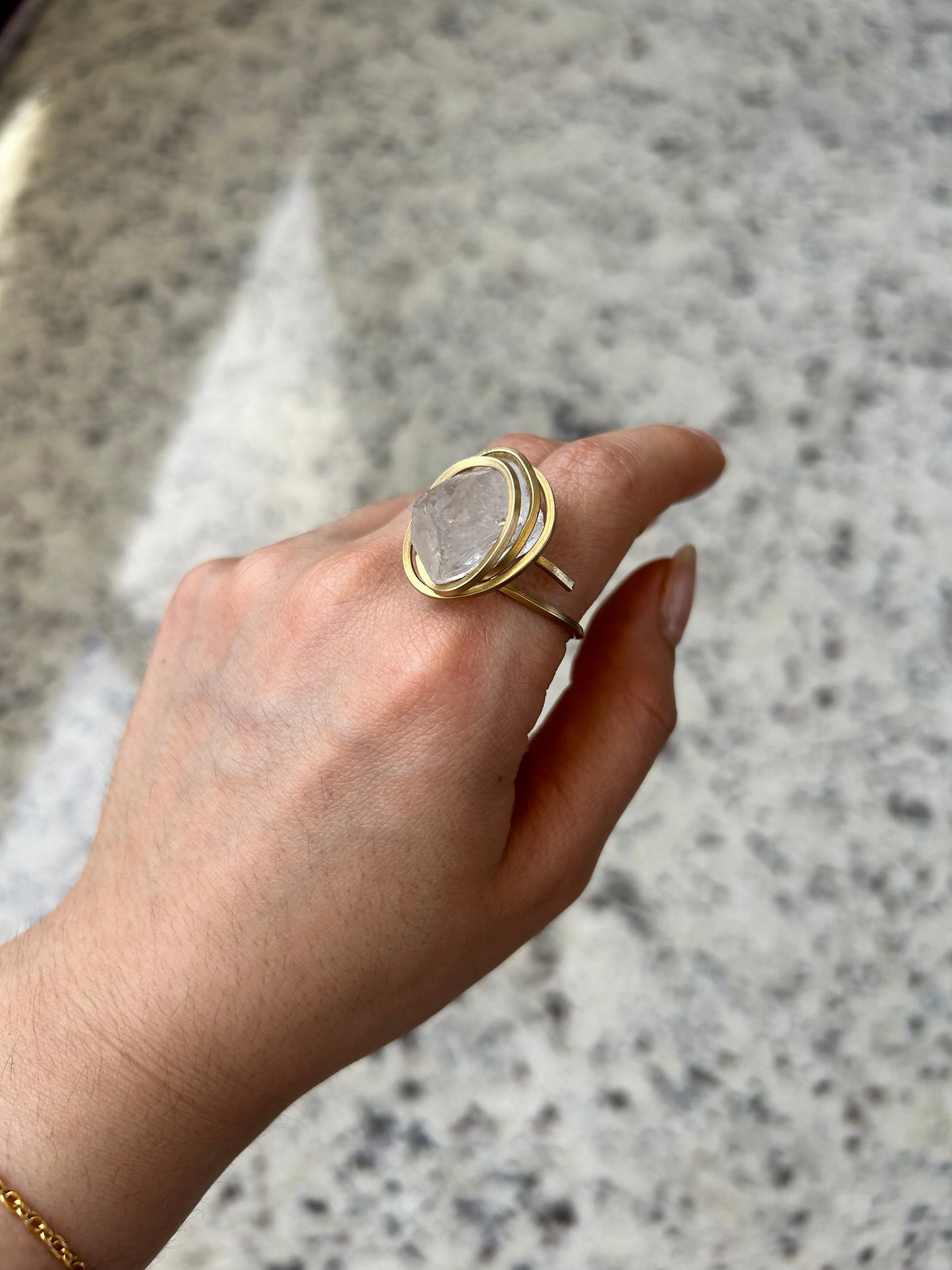 Anillo Cuarzo Transparente