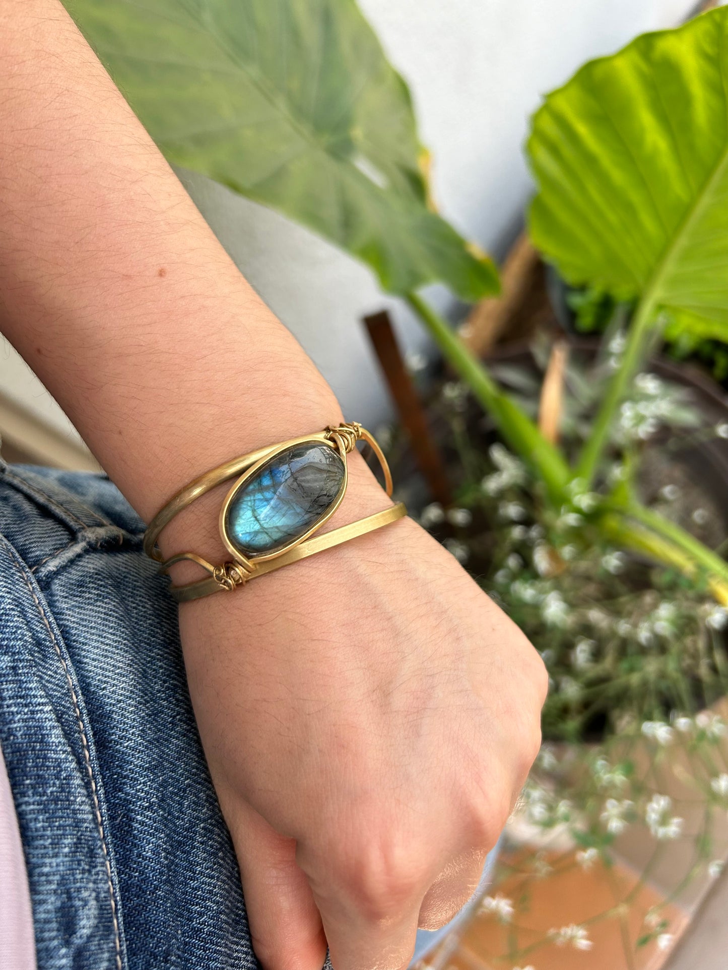 Brazalete Labradorita