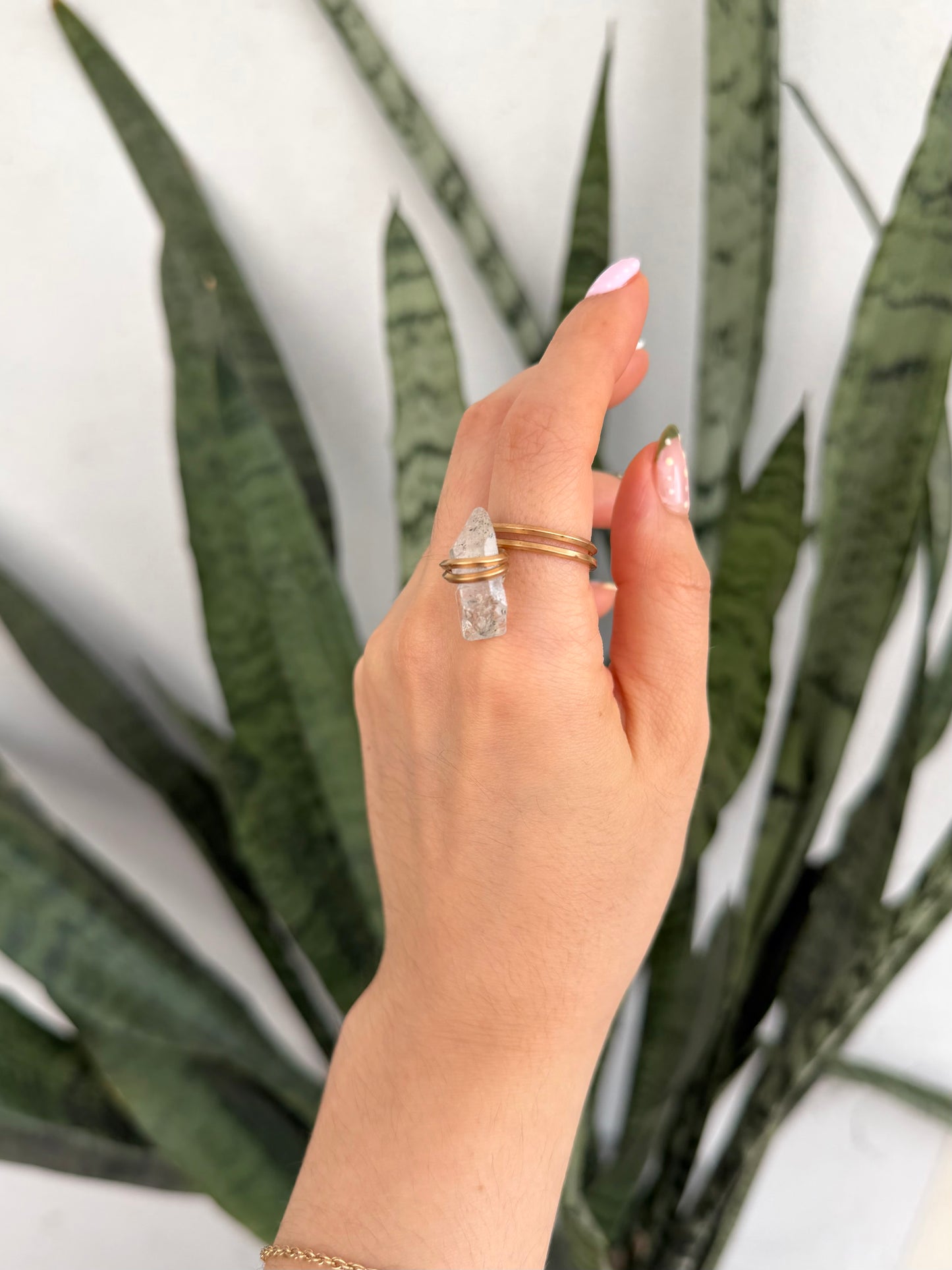 Anillo Cuarzo Transparente