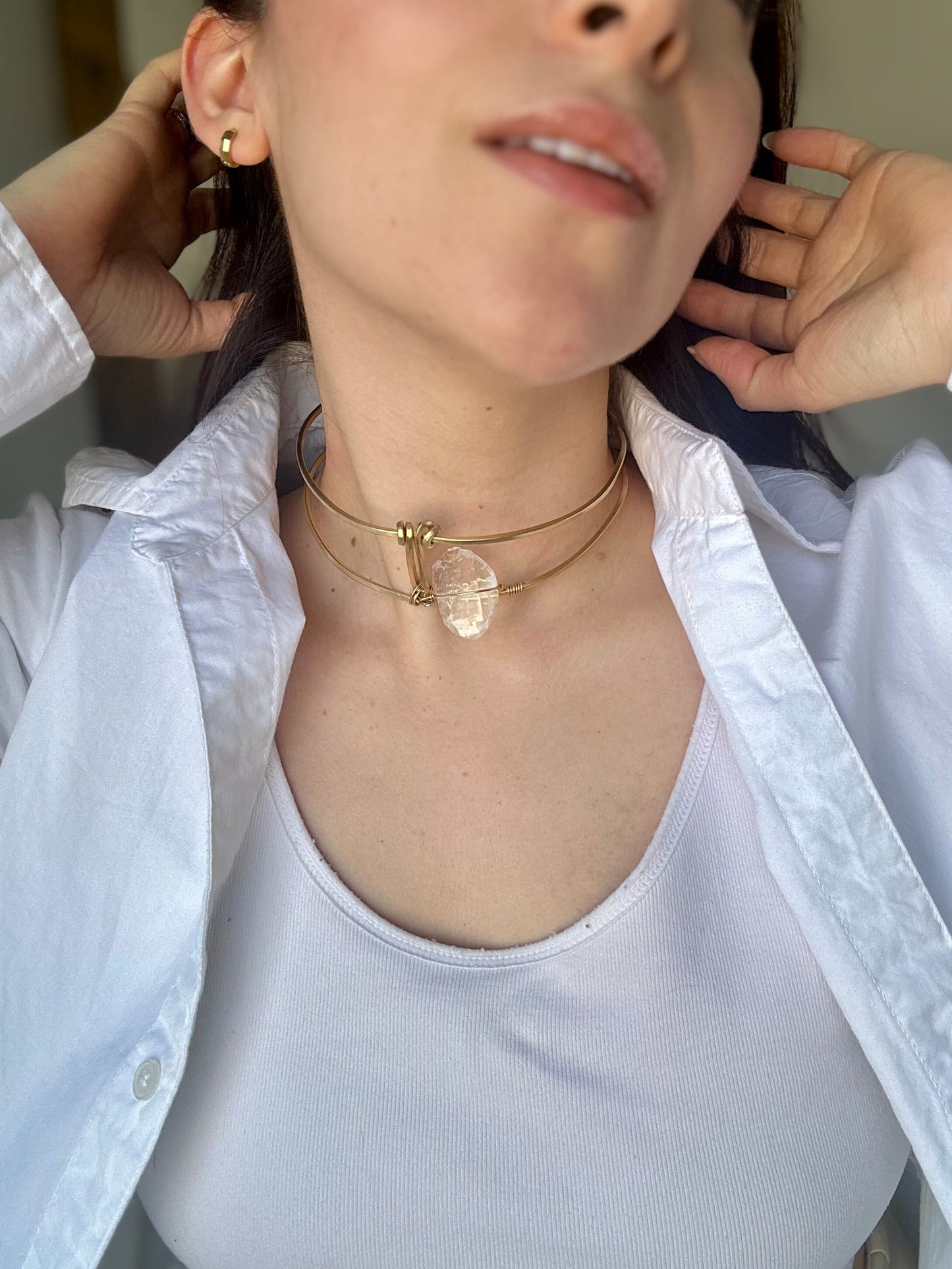 Collar Cuarzo Transparente
