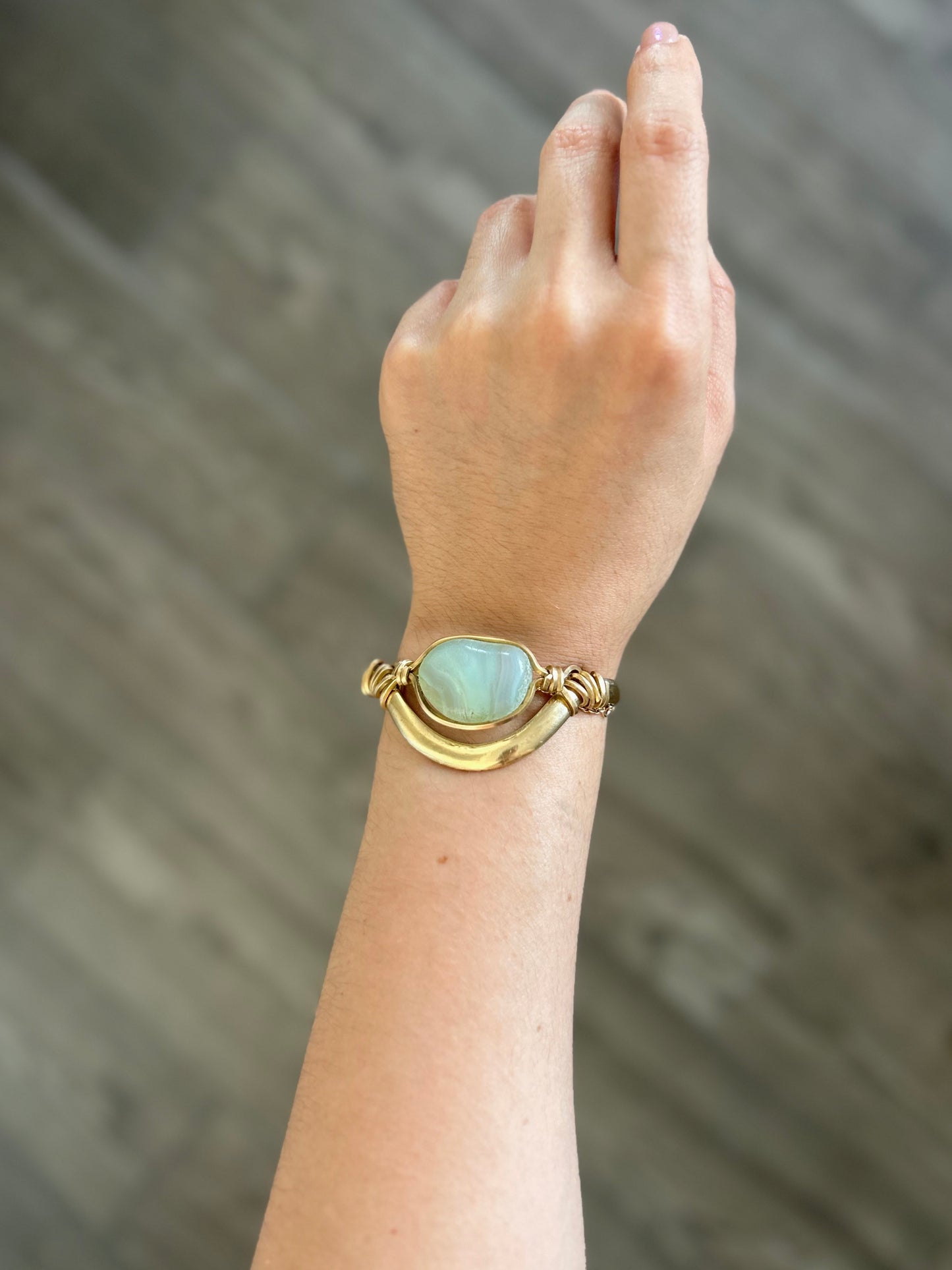 Brazalete Aguamarina