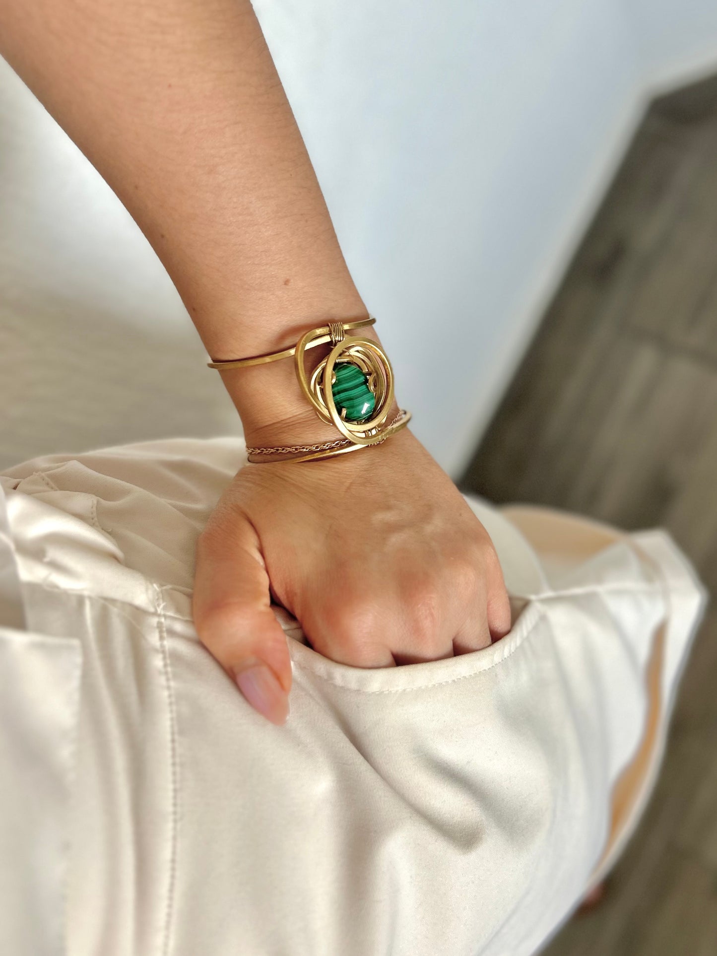 Brazalete Malaquita