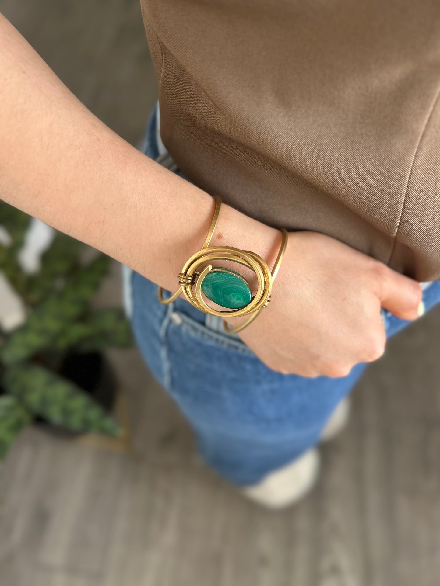 Brazalete Malaquita