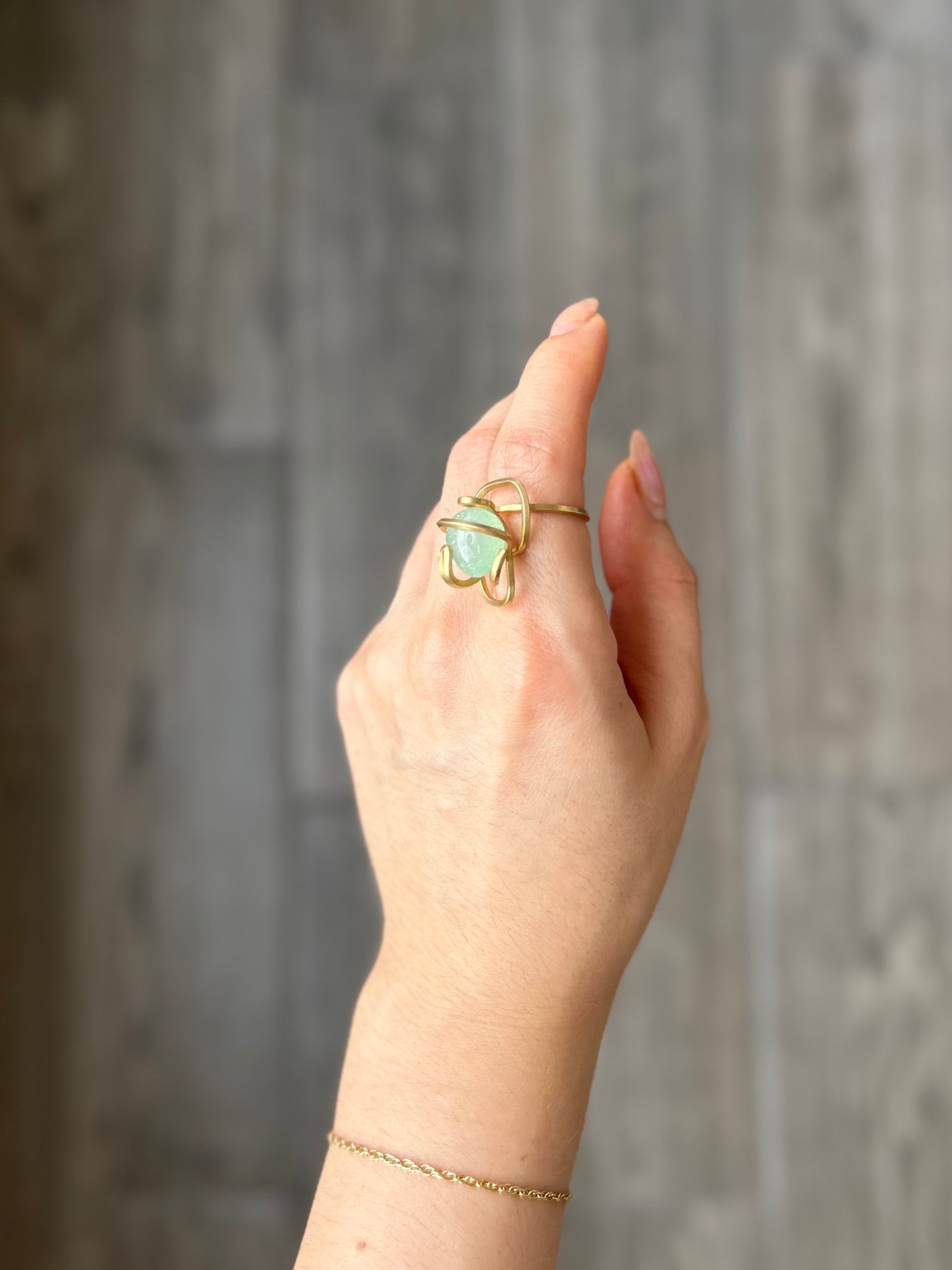 Anillo Aguamarina