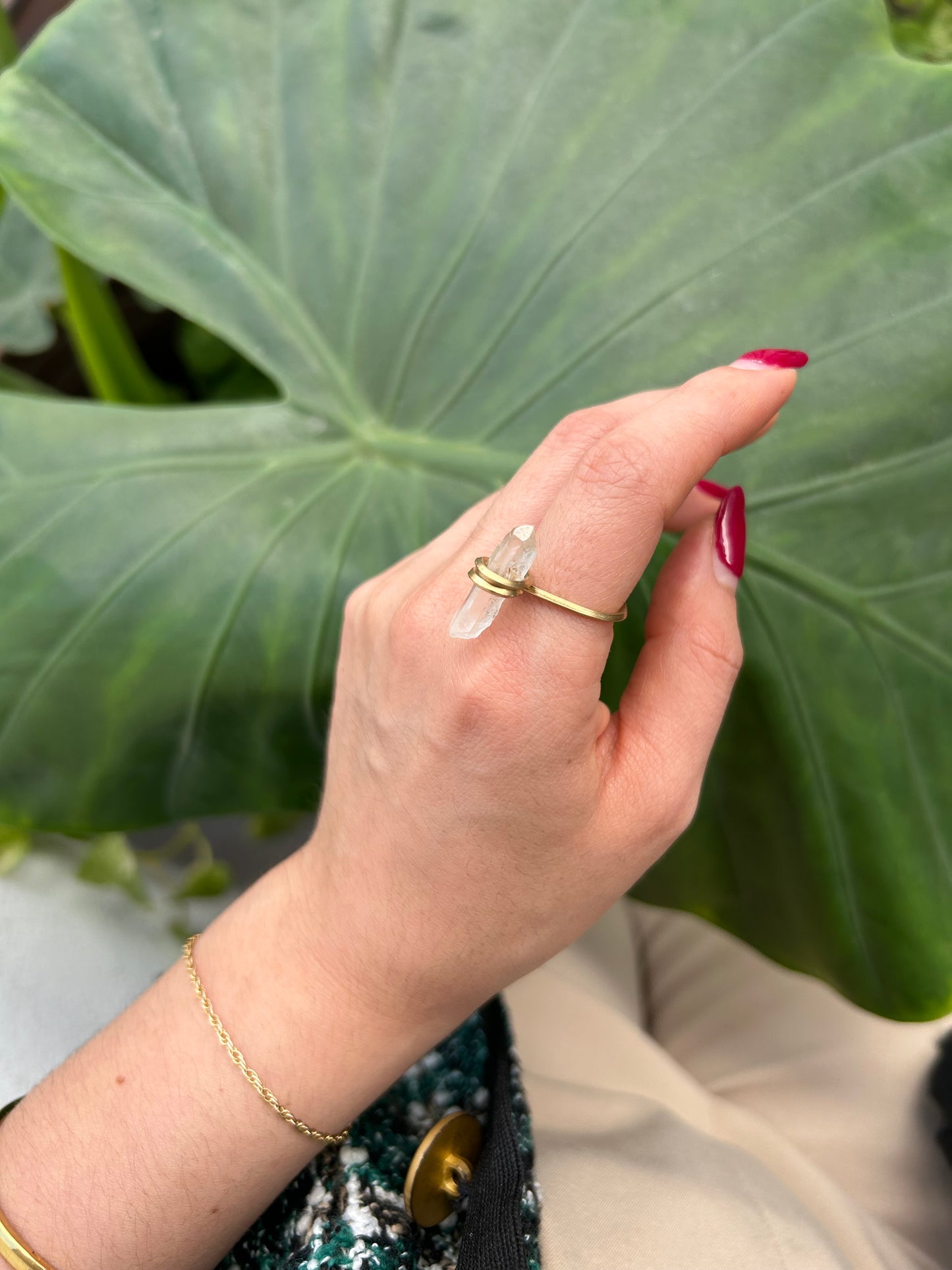 Anillo Cuarzo Transparente