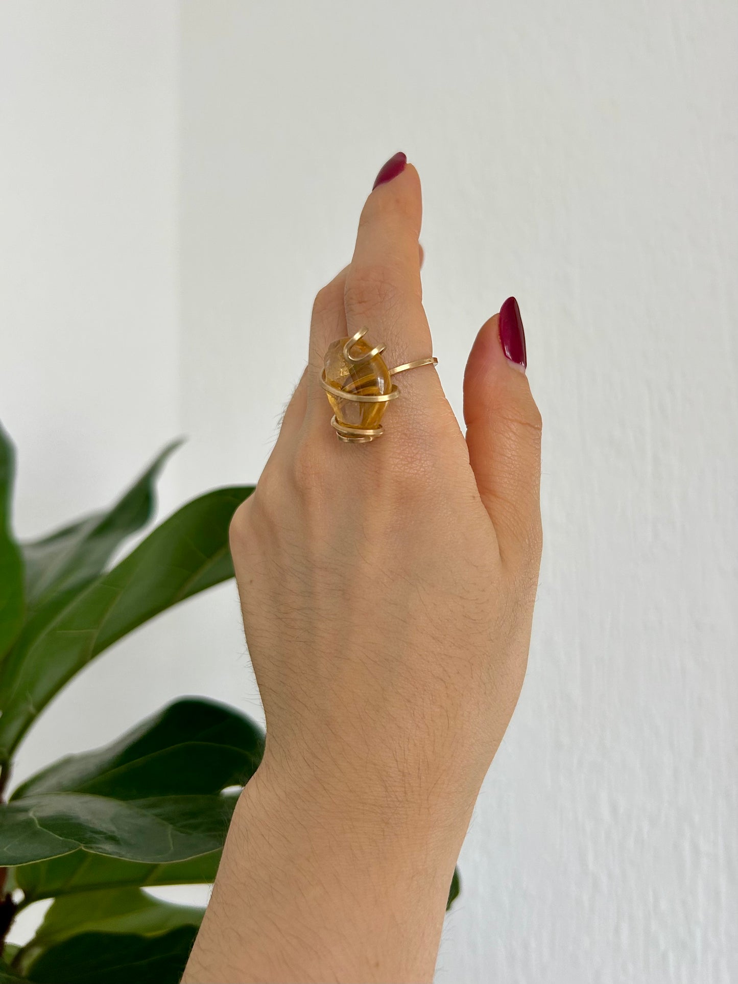 Anillo Citrino