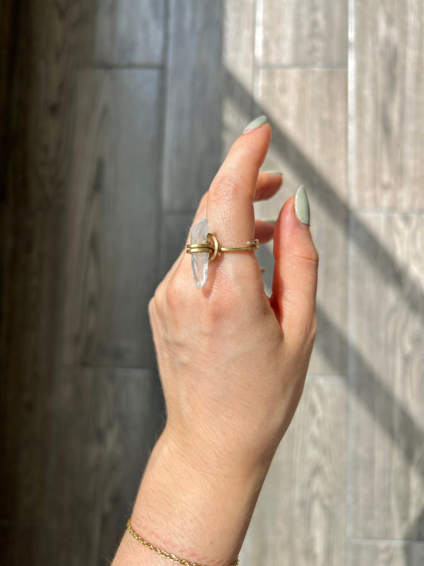 Anillo Cuarzo Transparente