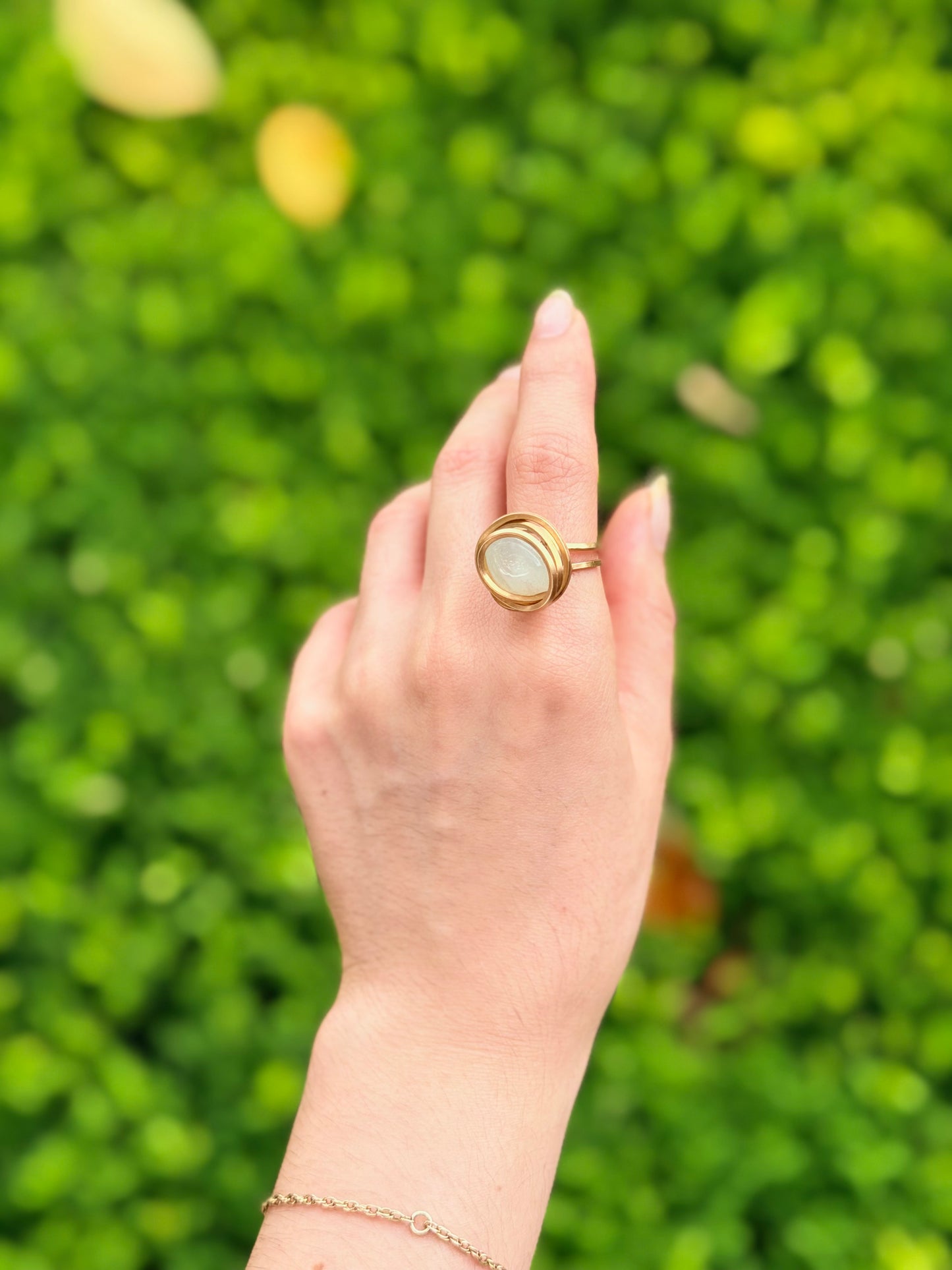 Anillo Aguamarina