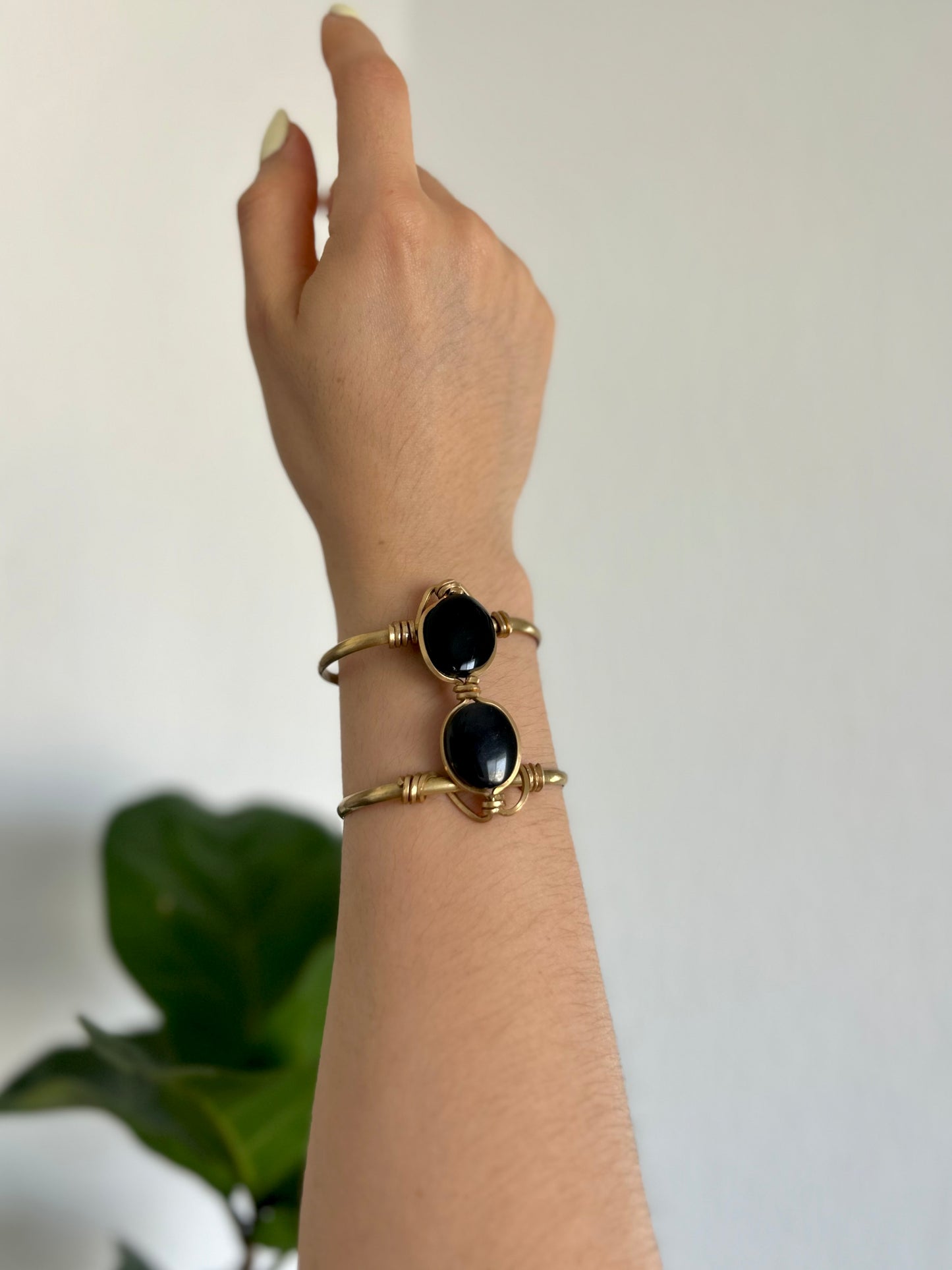 Brazalete Obsidiana Negra