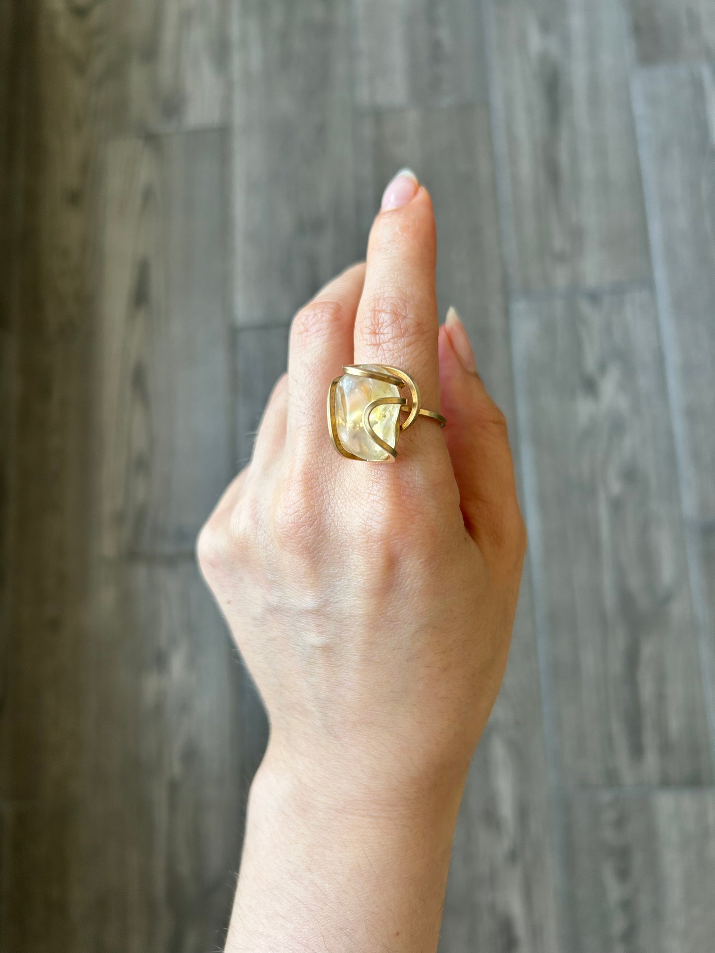 Anillo Citrino