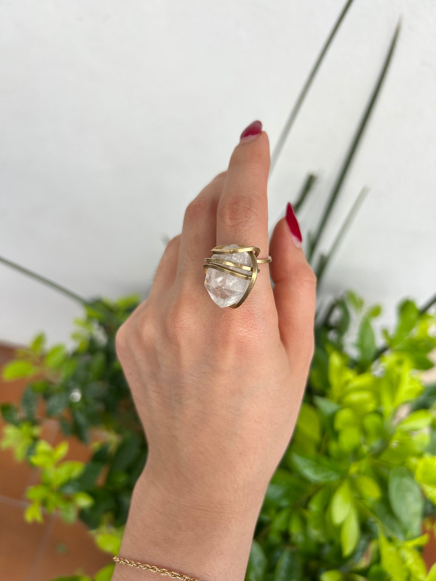 Anillo Cuarzo Transparente