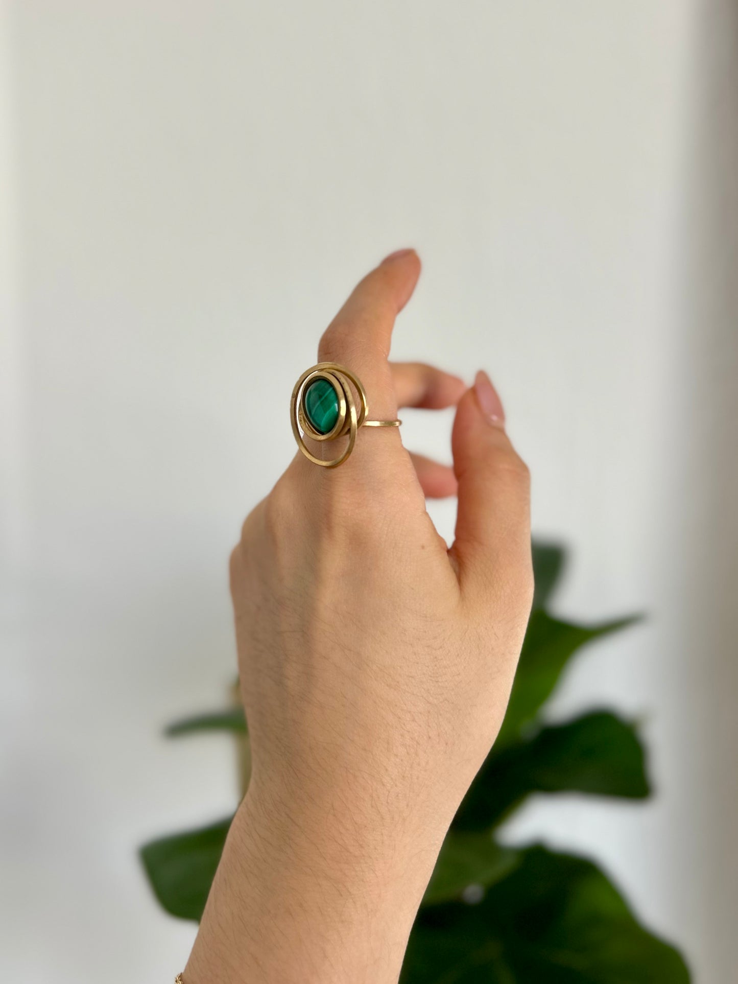 Anillo Malaquita