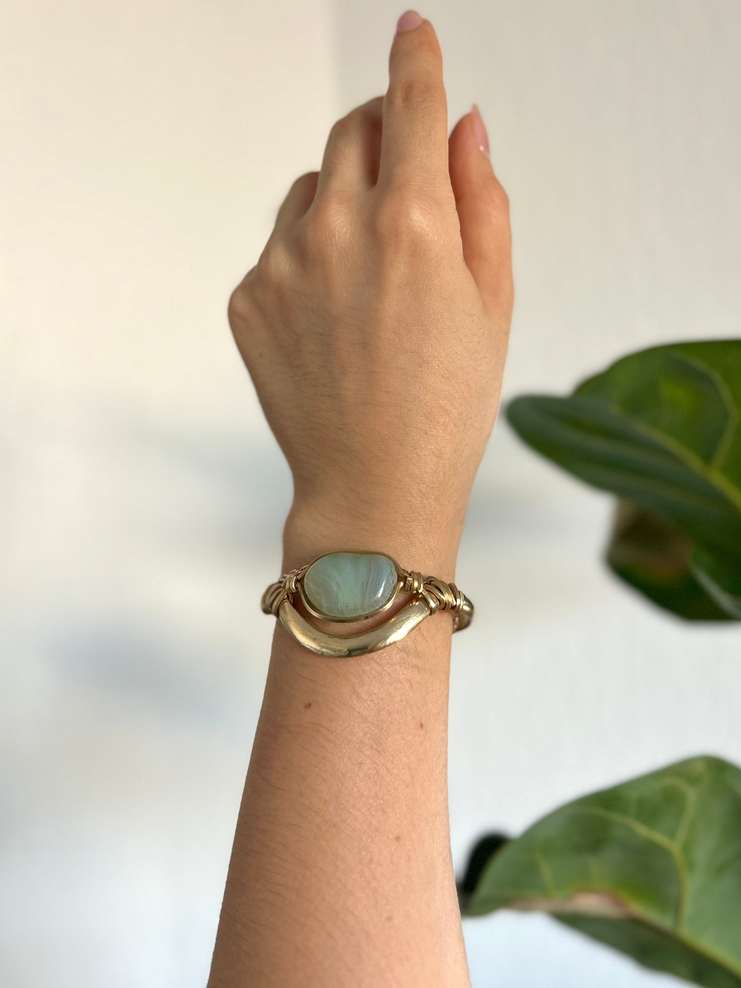 Brazalete Aguamarina
