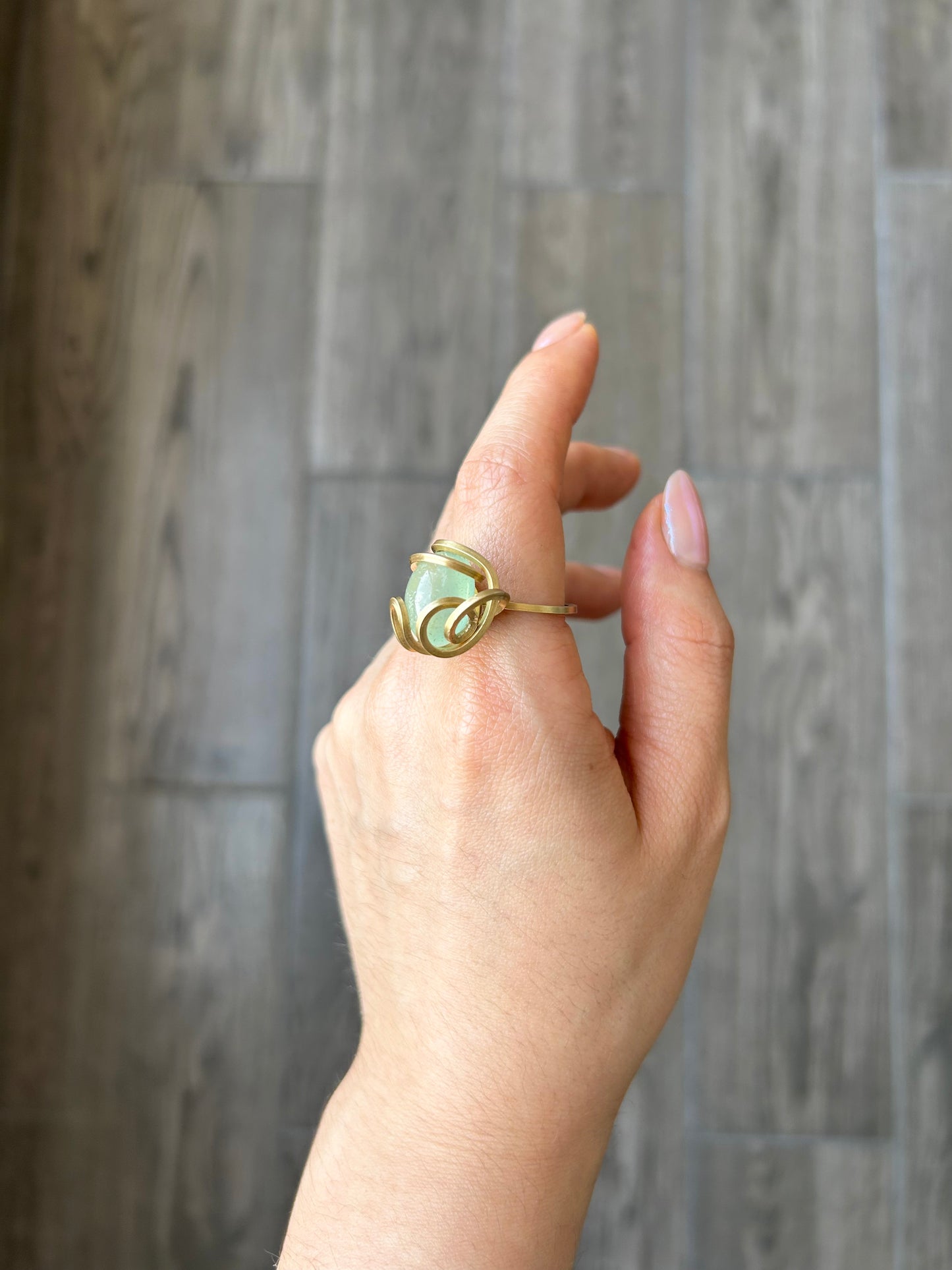Anillo Aguamarina
