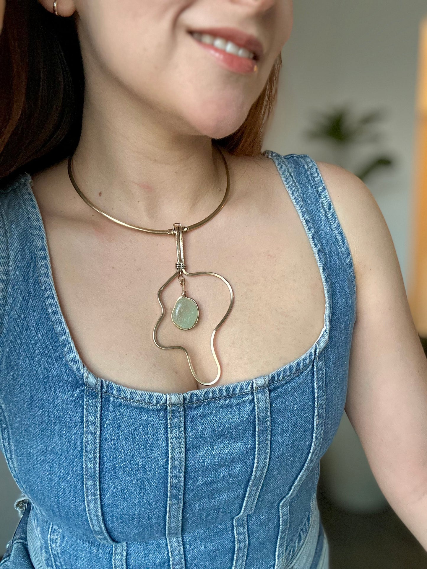 Collar Aguamarina