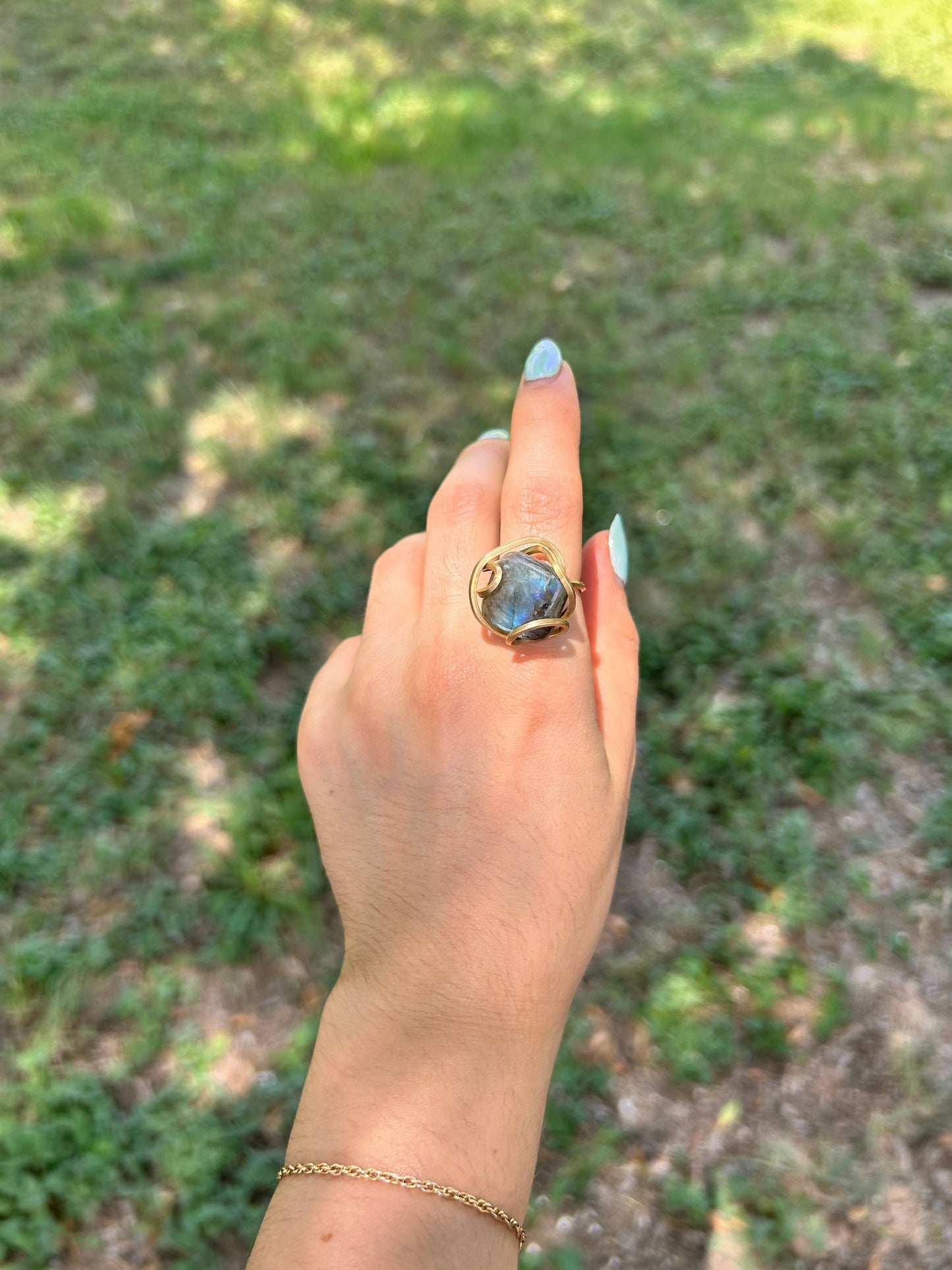 Anillo Labradorita