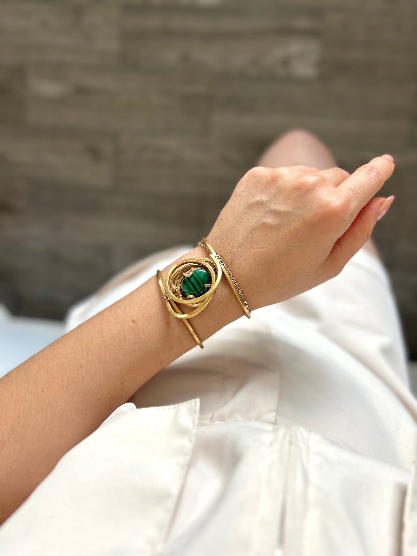 Brazalete Malaquita