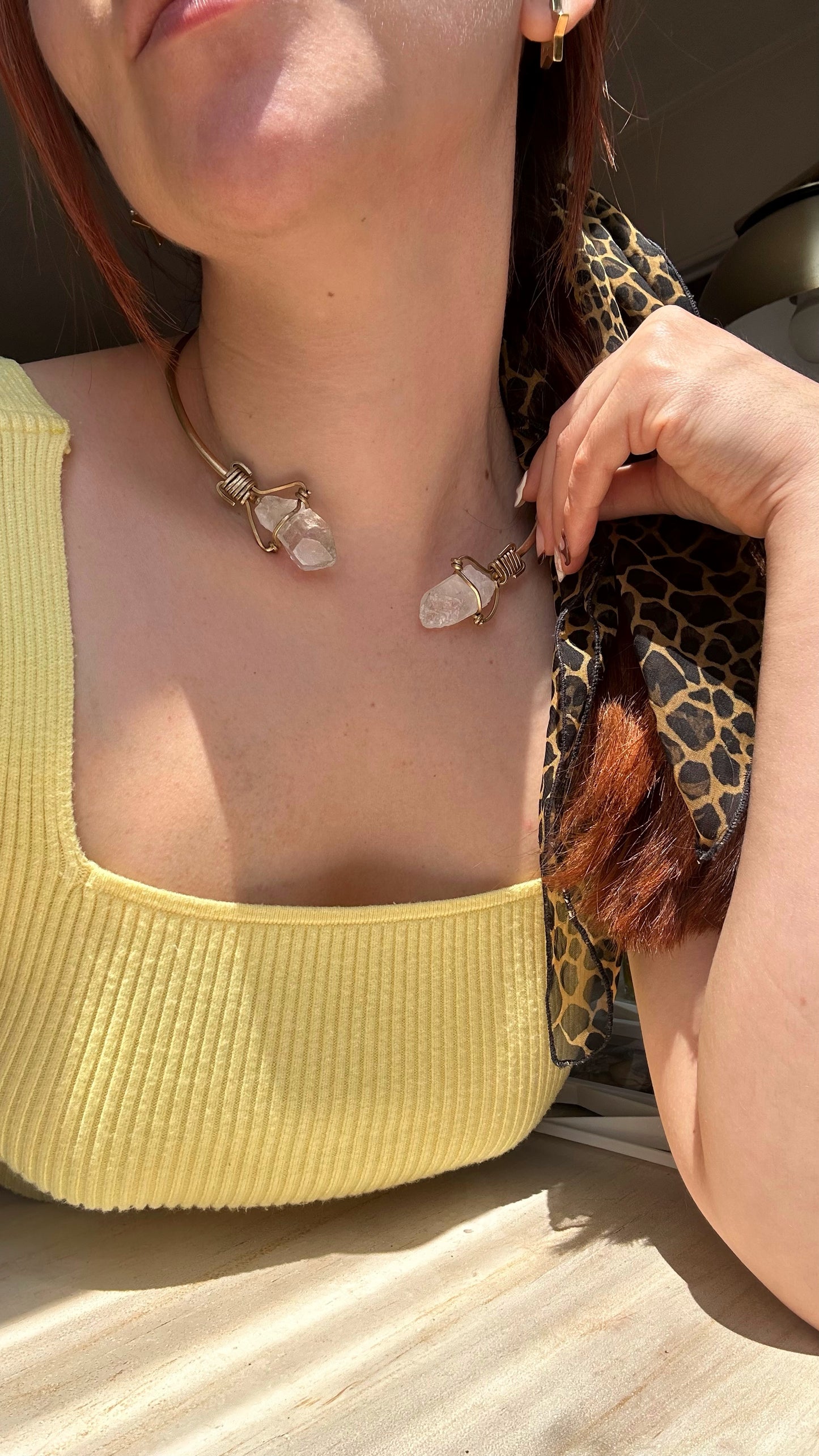 Collar Cuarzo Transparente