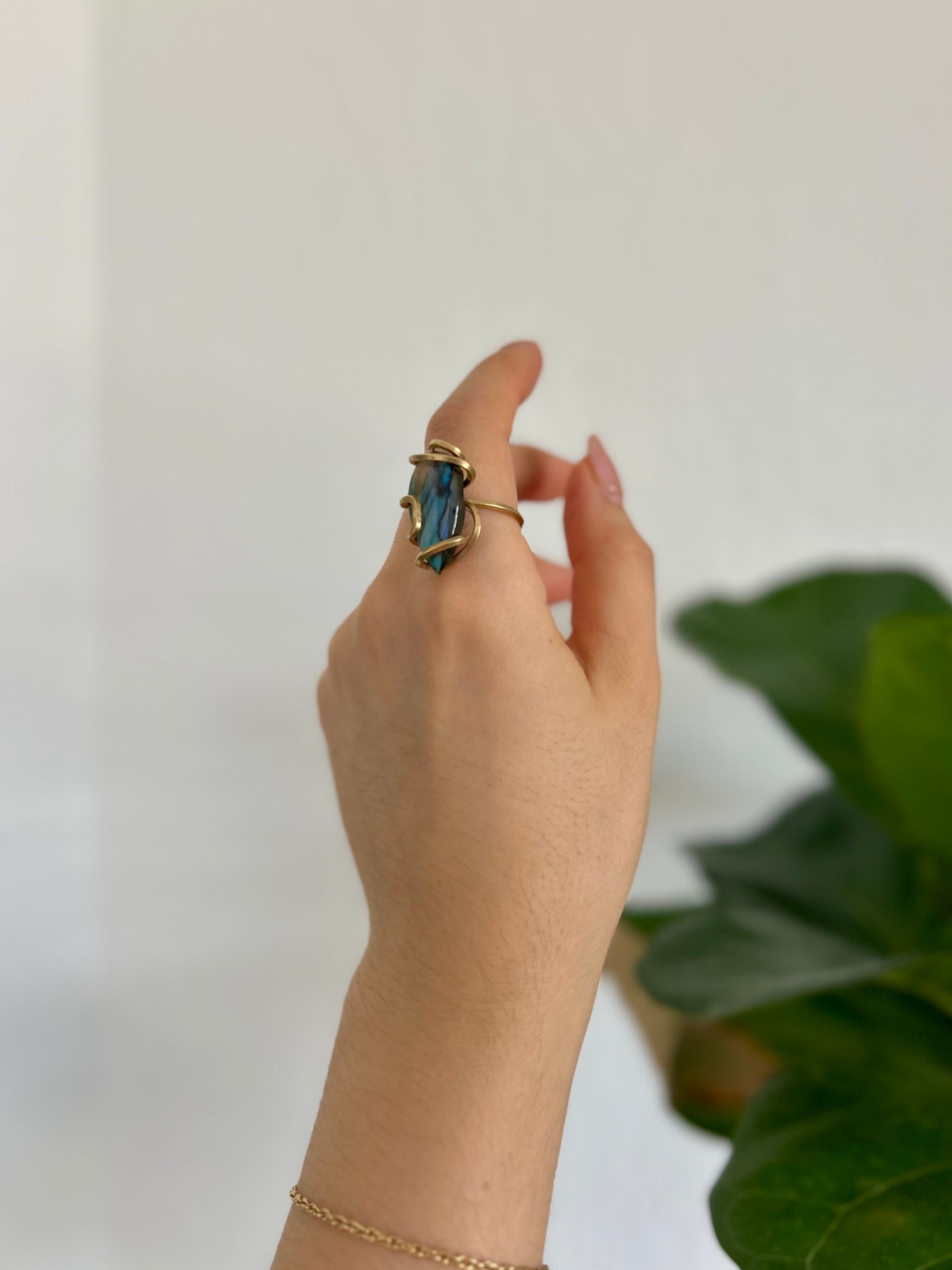 Anillo Labradorita