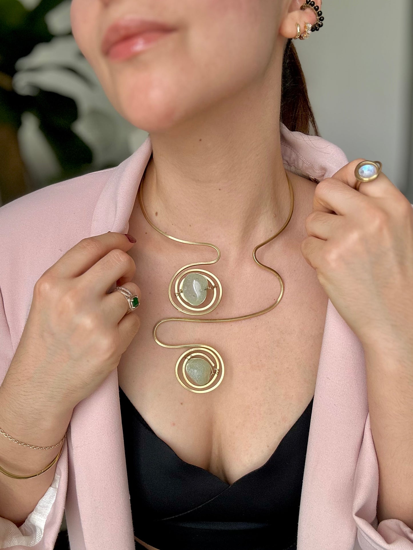 Collar Aguamarina