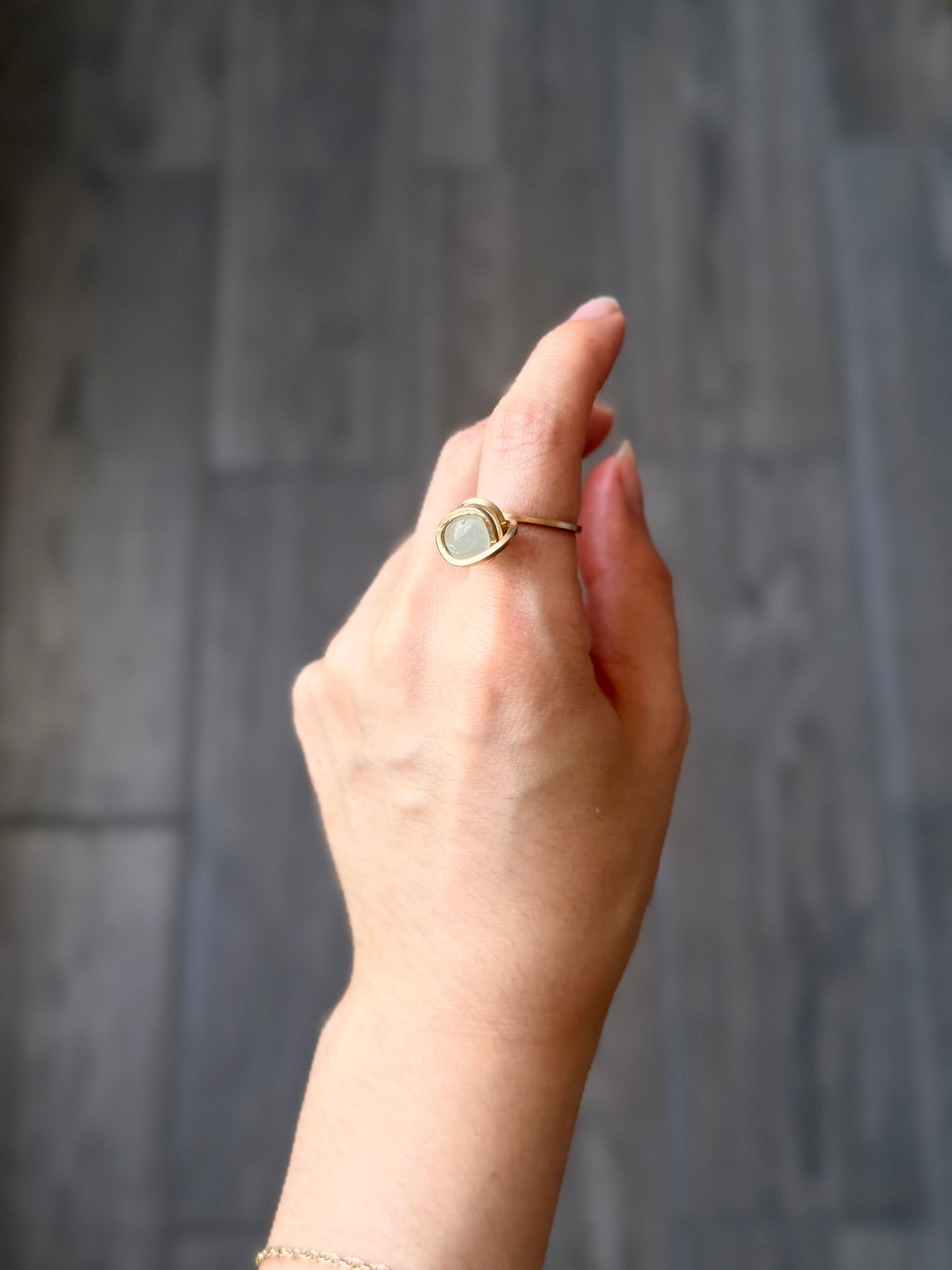 Anillo Aguamarina