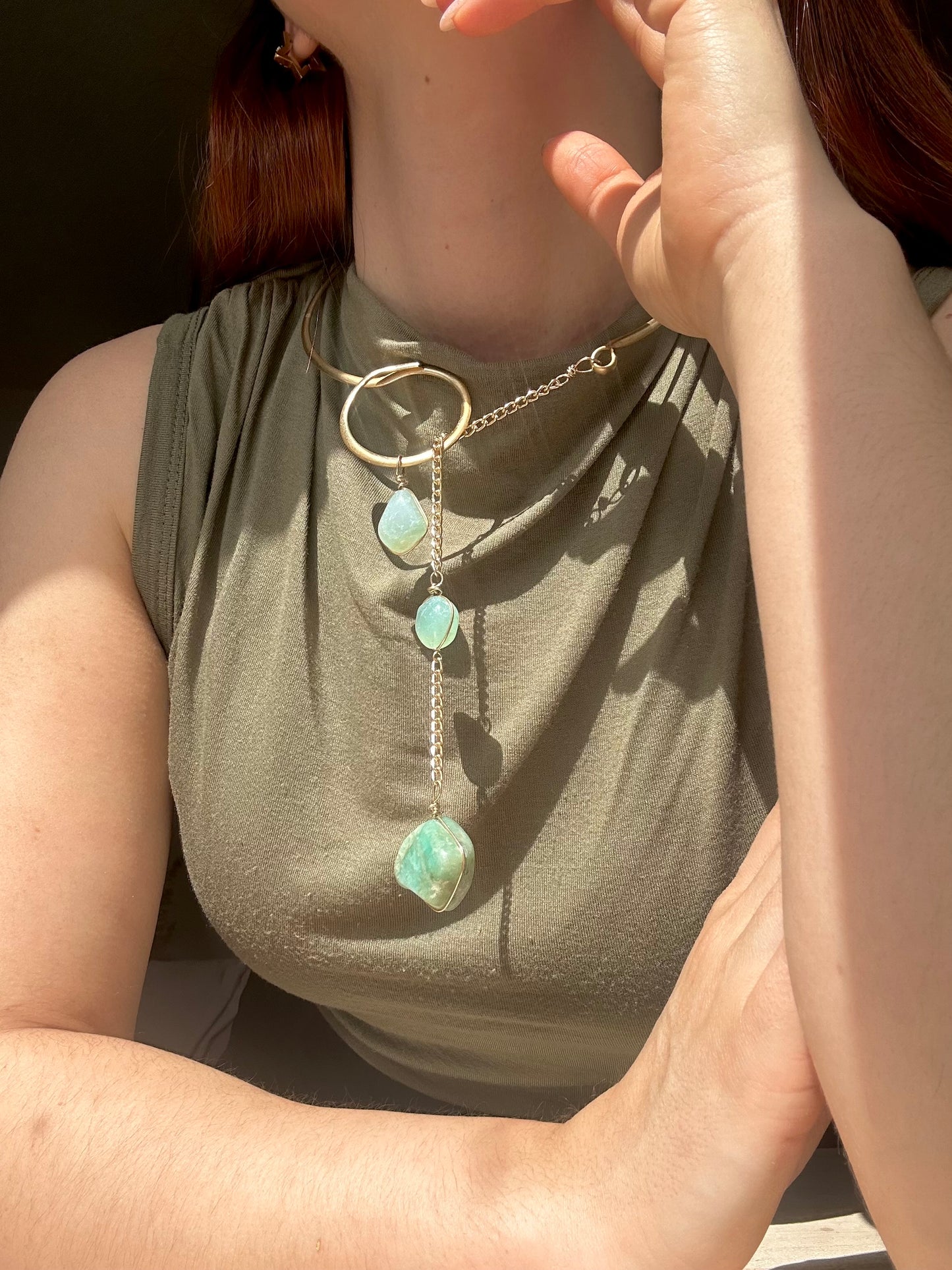 Collar Aguamarina
